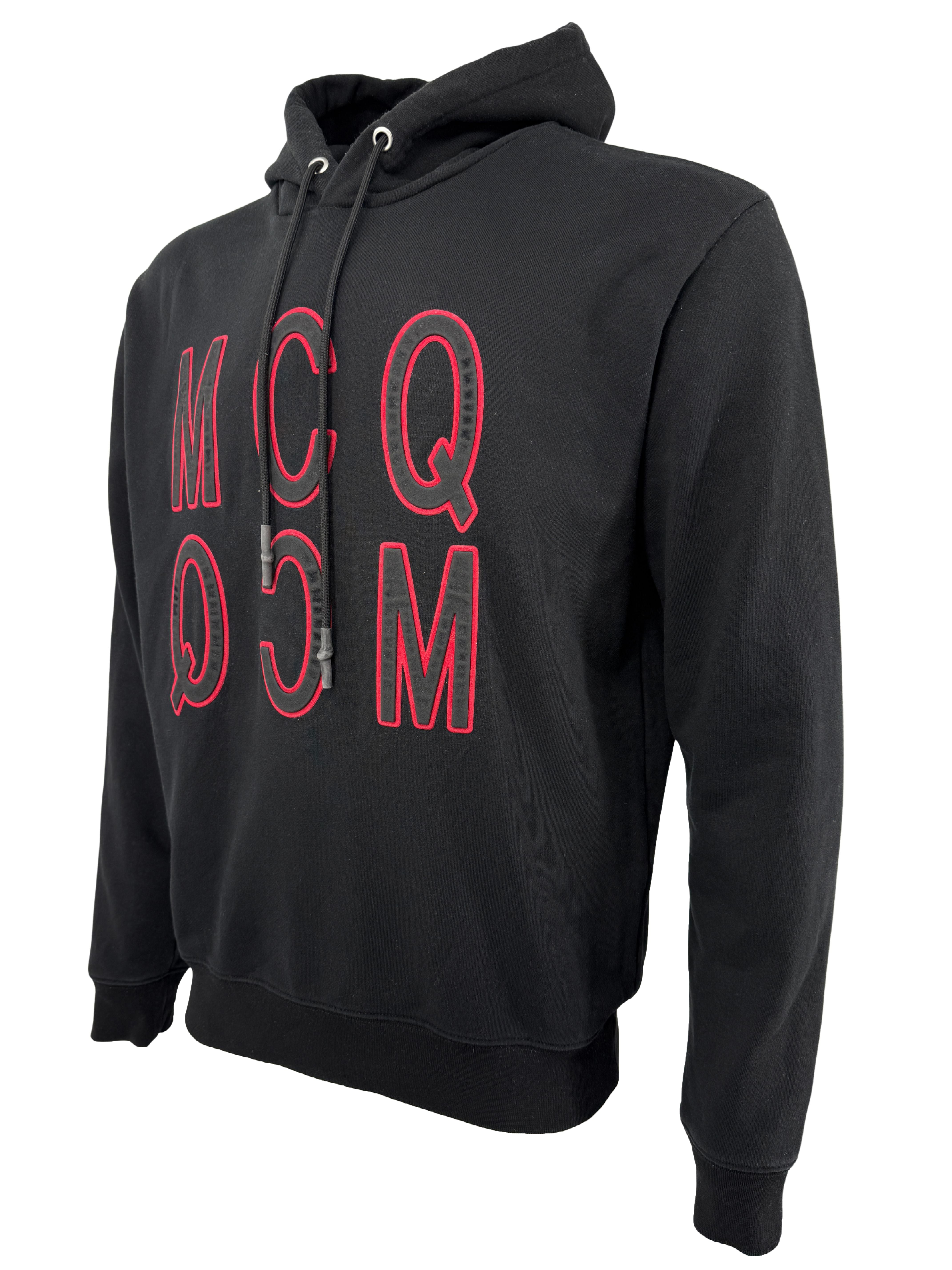 Alexander McQueen MCQ Logo Hoodie - Black Alexander McQueen MCQ Logo Hoodie - Black