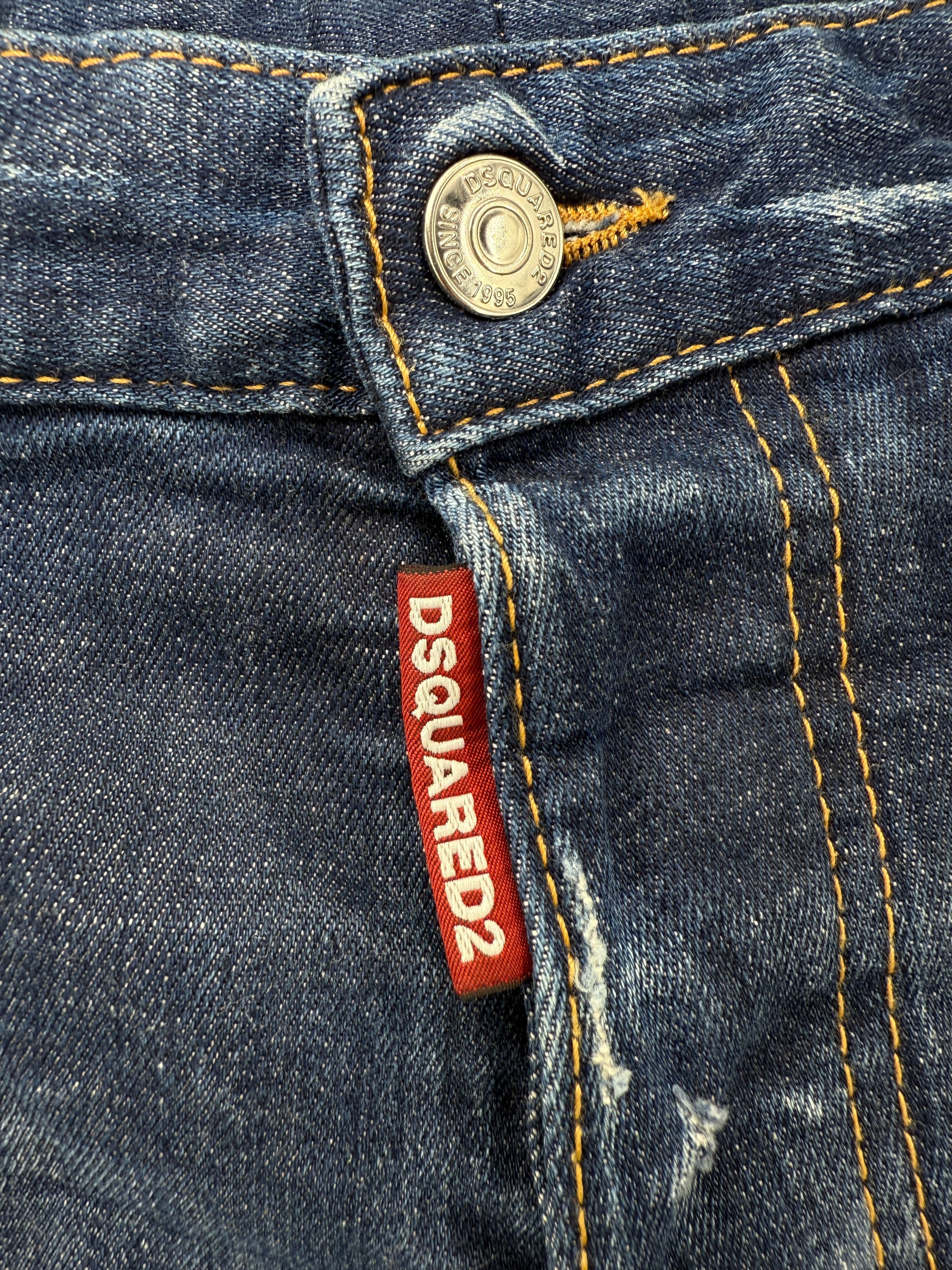 Dsquared2 Distressed Cool Guy Jeans - Blue