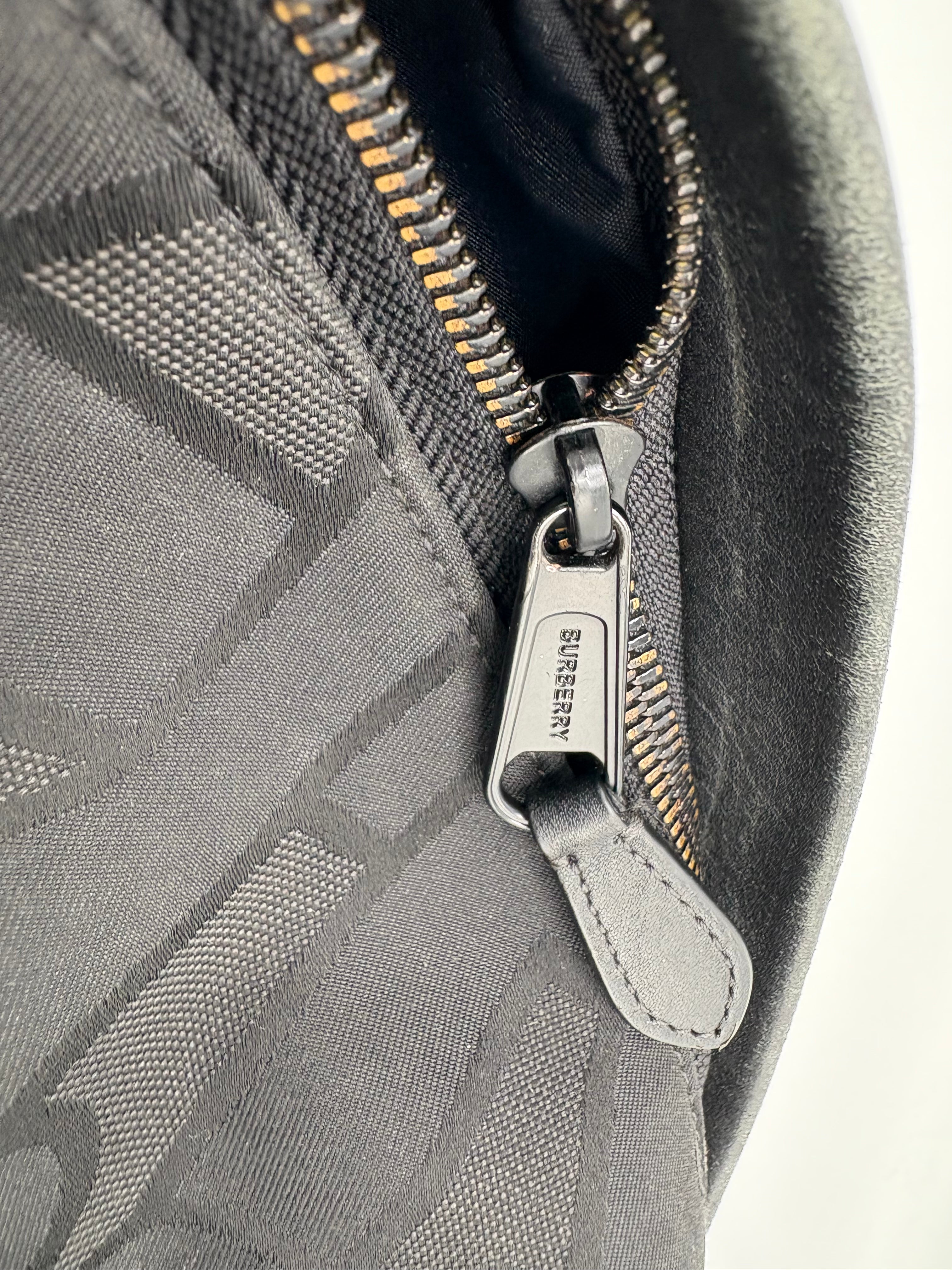 Burberry Monogram Backpack - Black Burberry