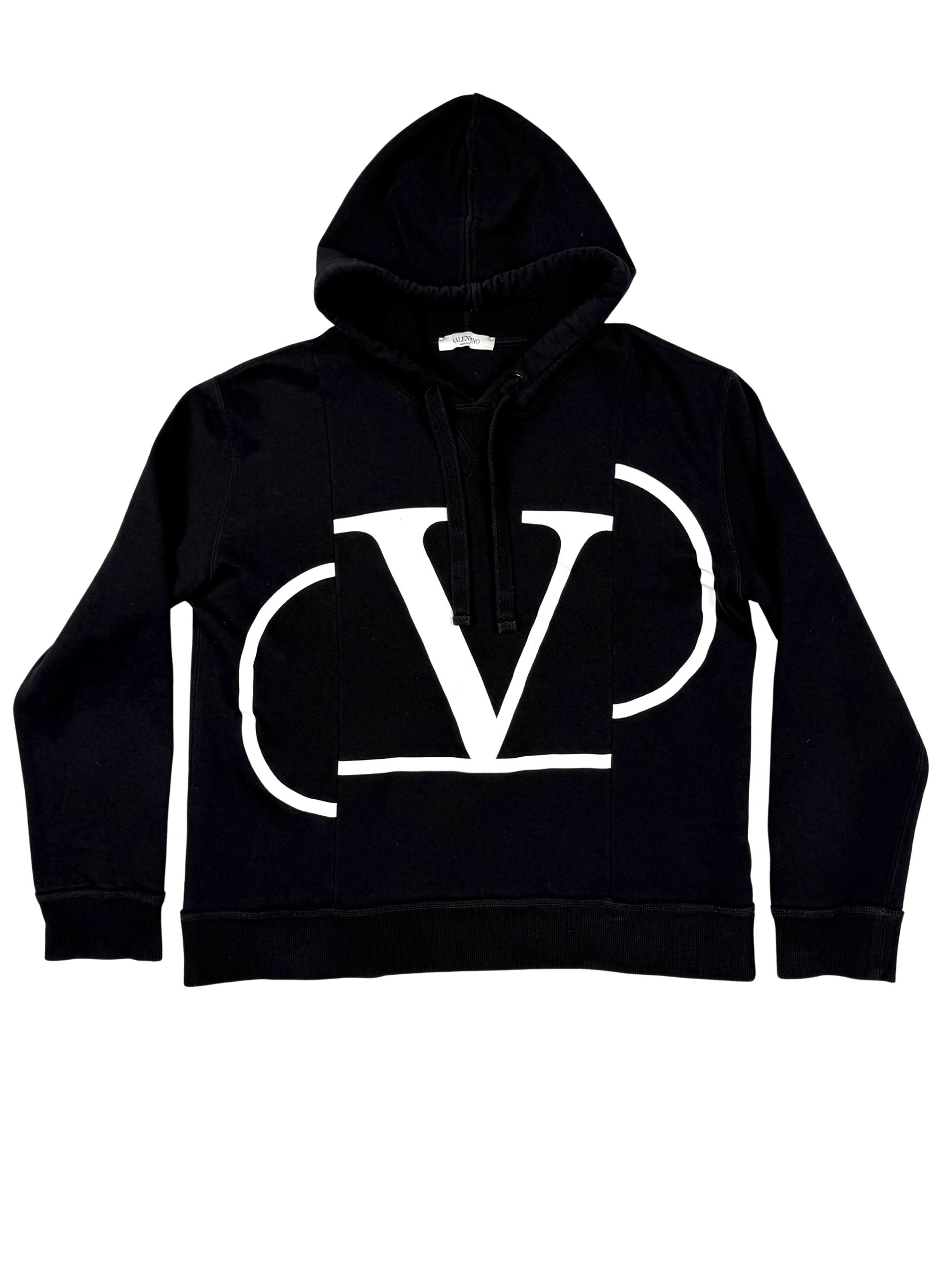 Valentino Garavani V Logo Hoodie - Black