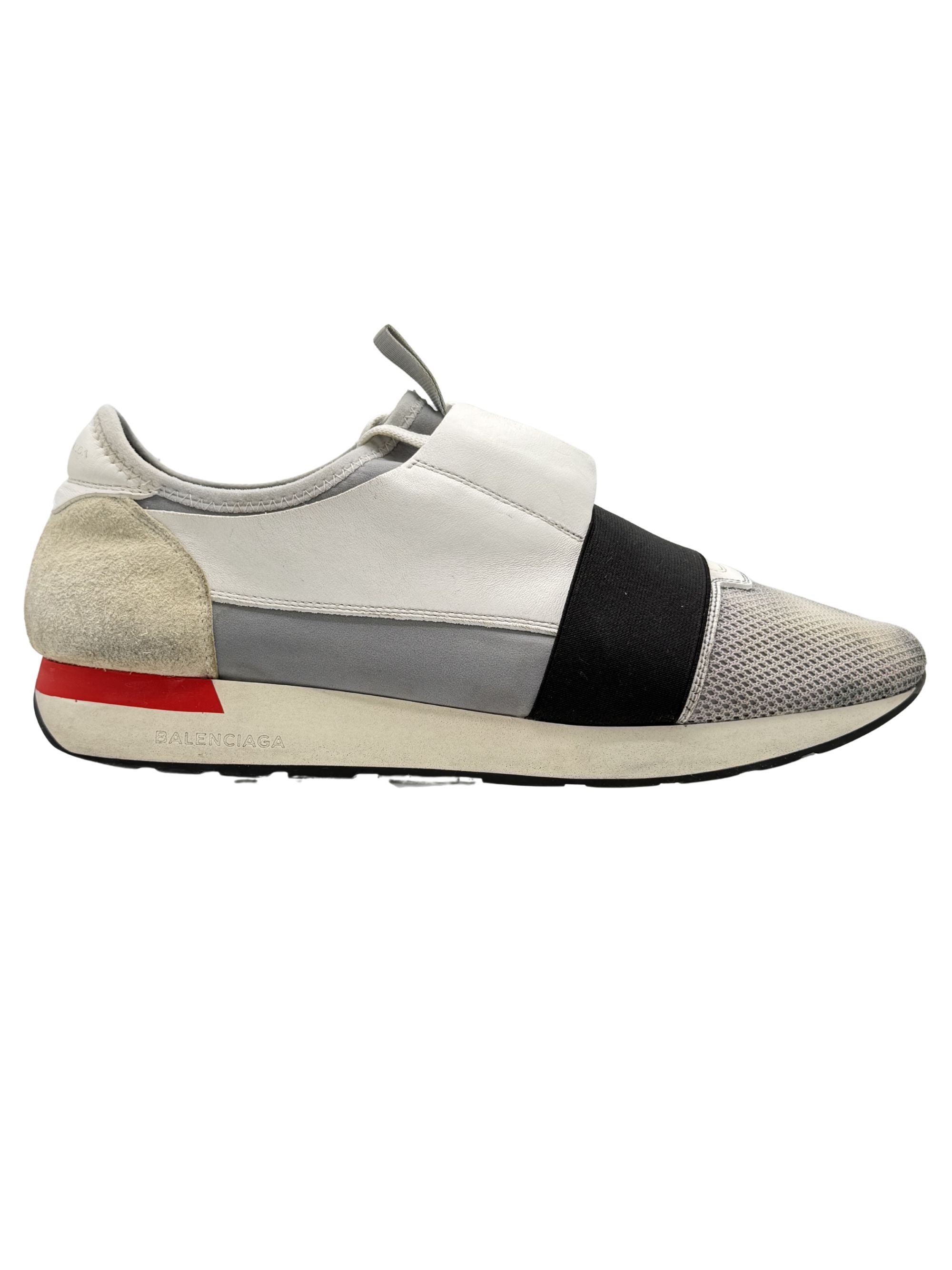 Balenciaga Race Runner Trainers - White