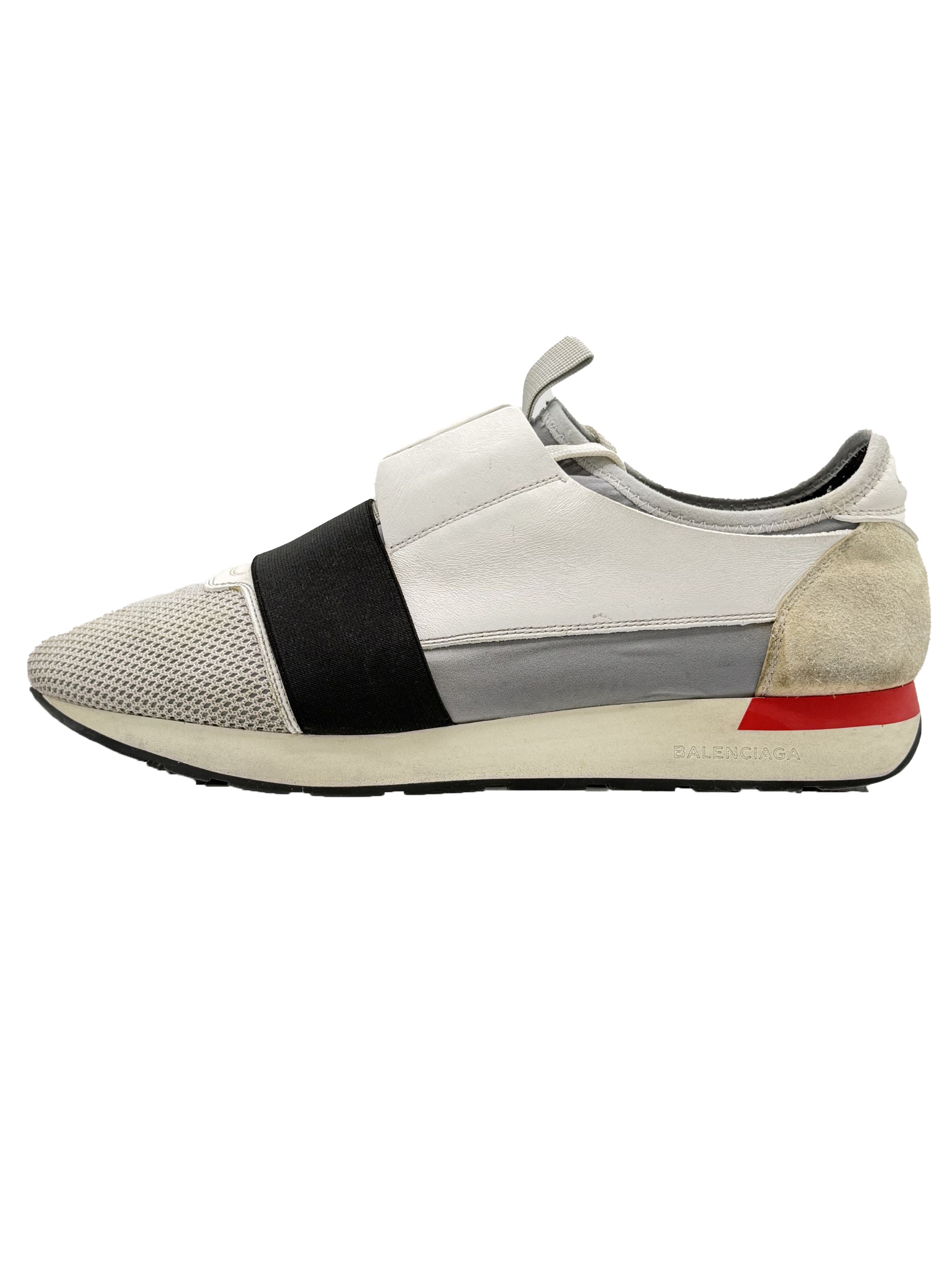 Balenciaga Race Runner Trainers - White