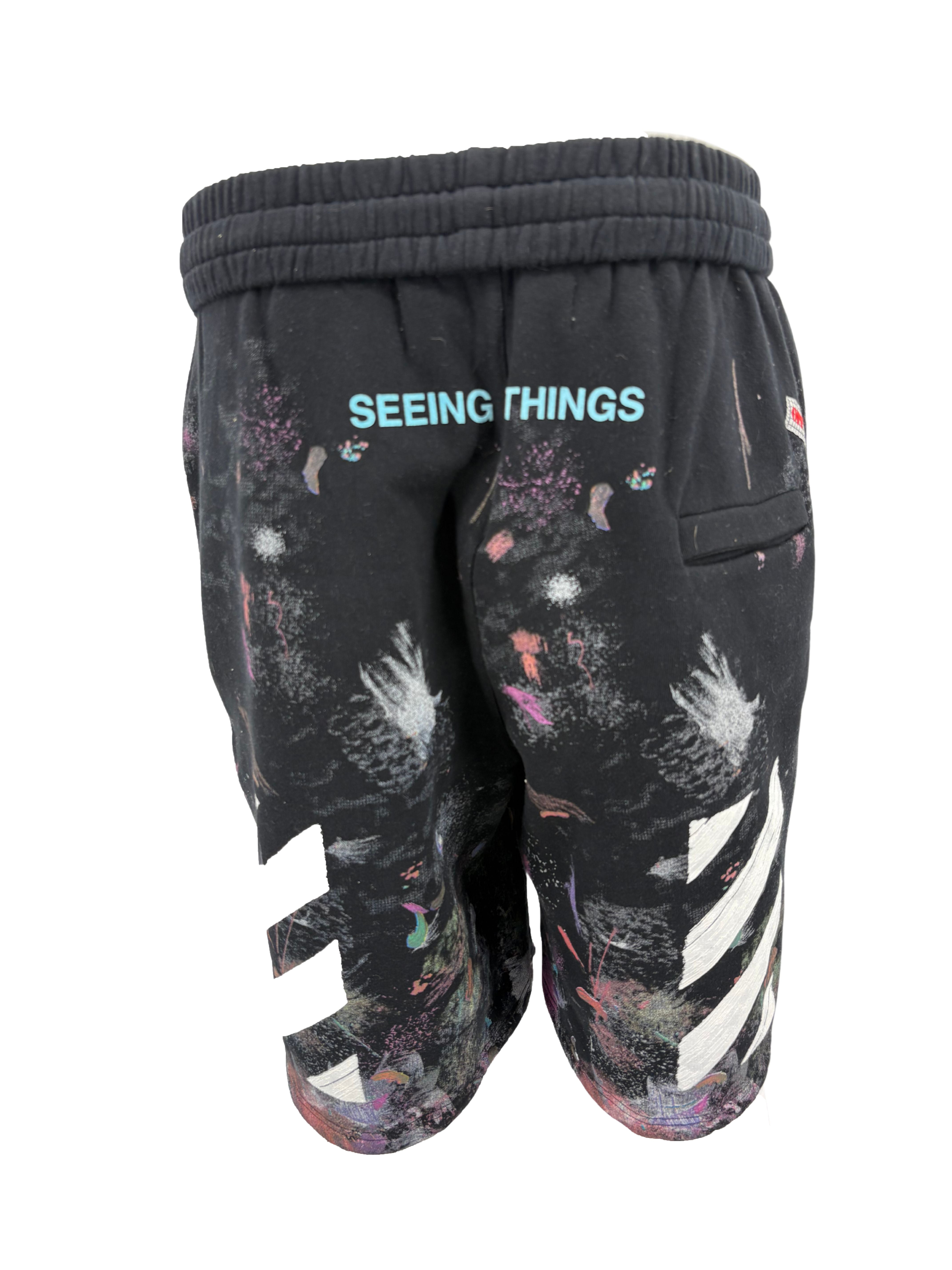Off-White Seeings Things Shorts - Black Off-White