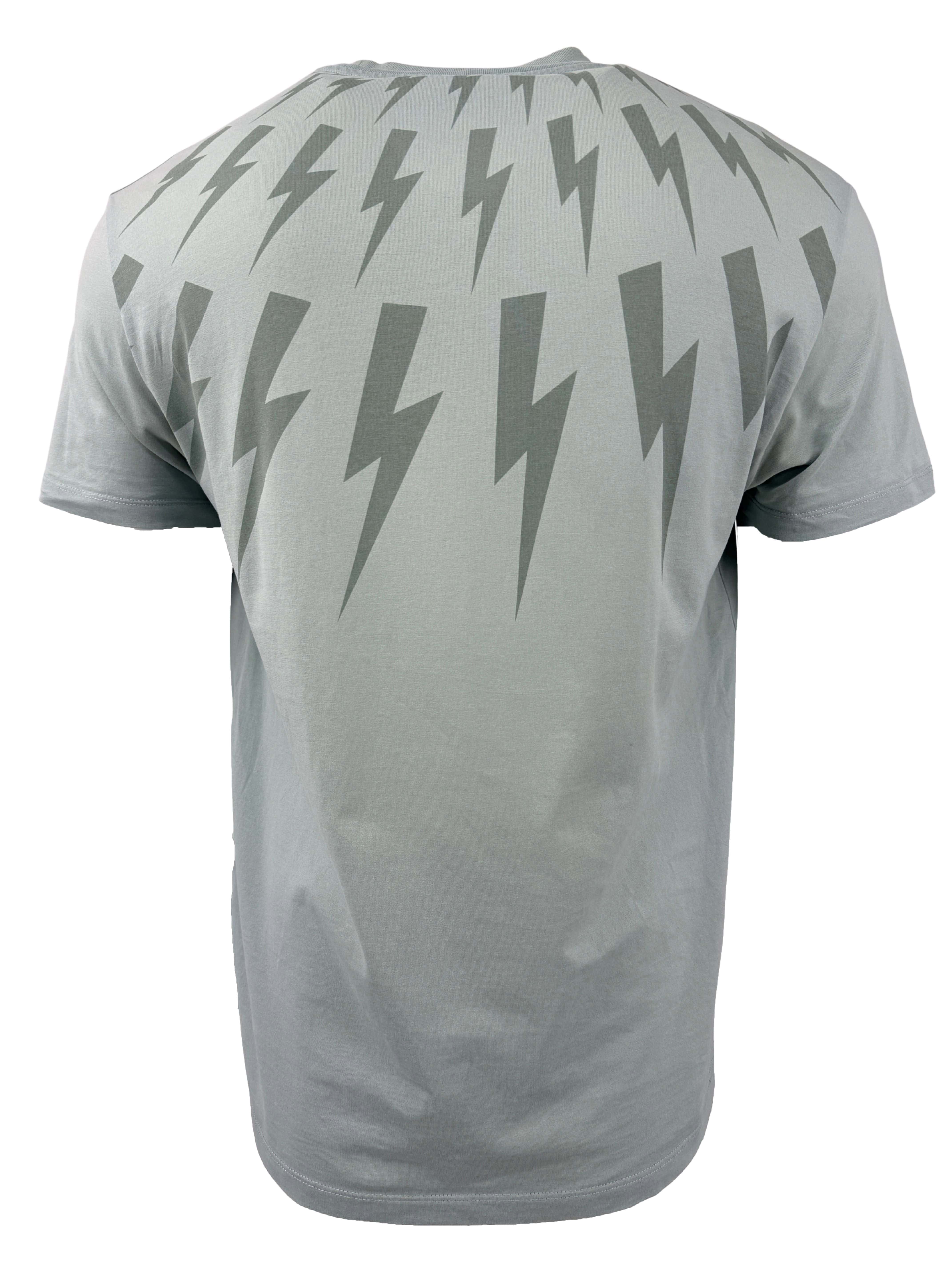 Neil Barrett Lightning Bolt T-Shirt - Sage Green Neil Barrett