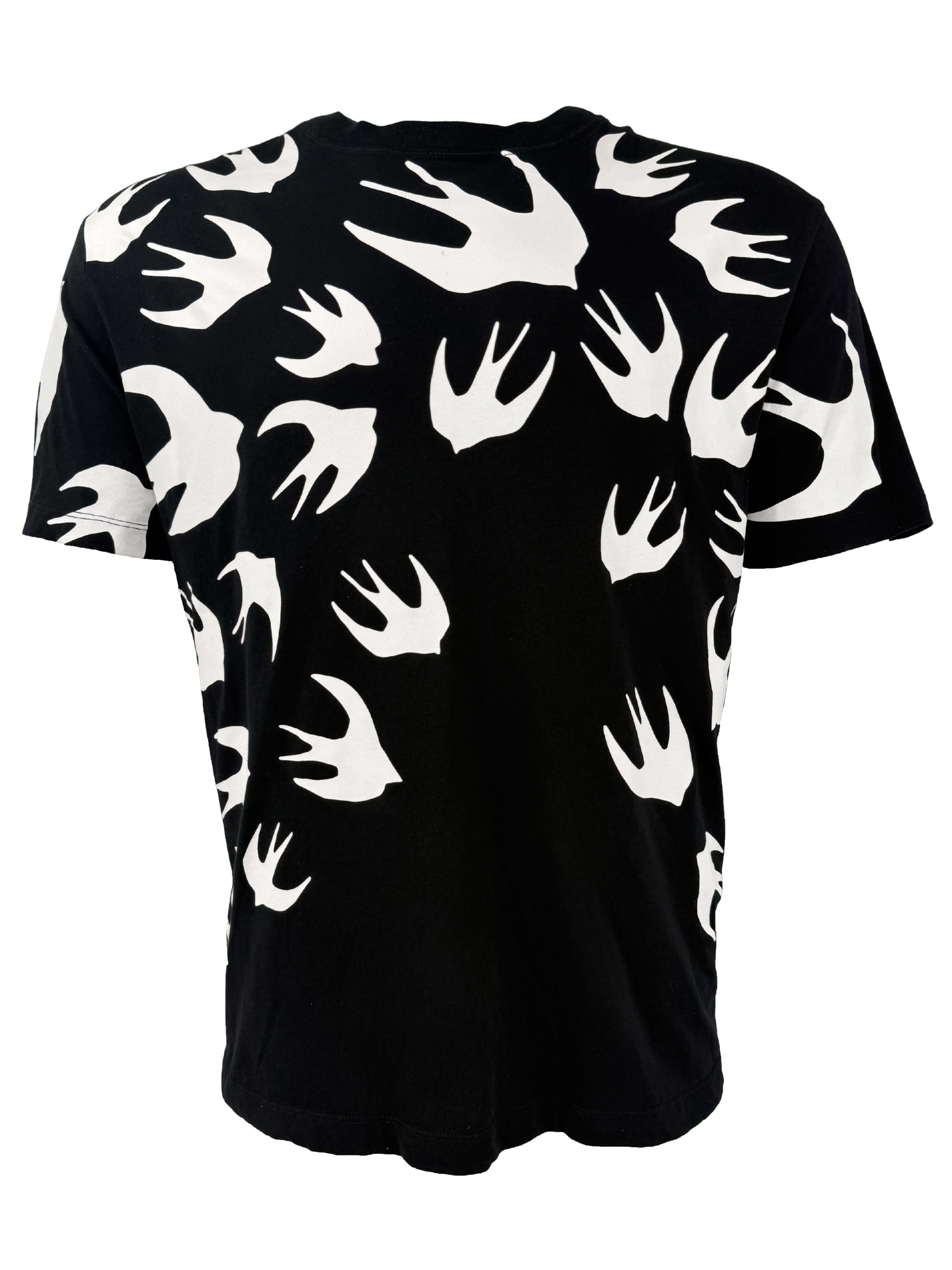 Alexander McQueen Swallows T-Shirt - Black