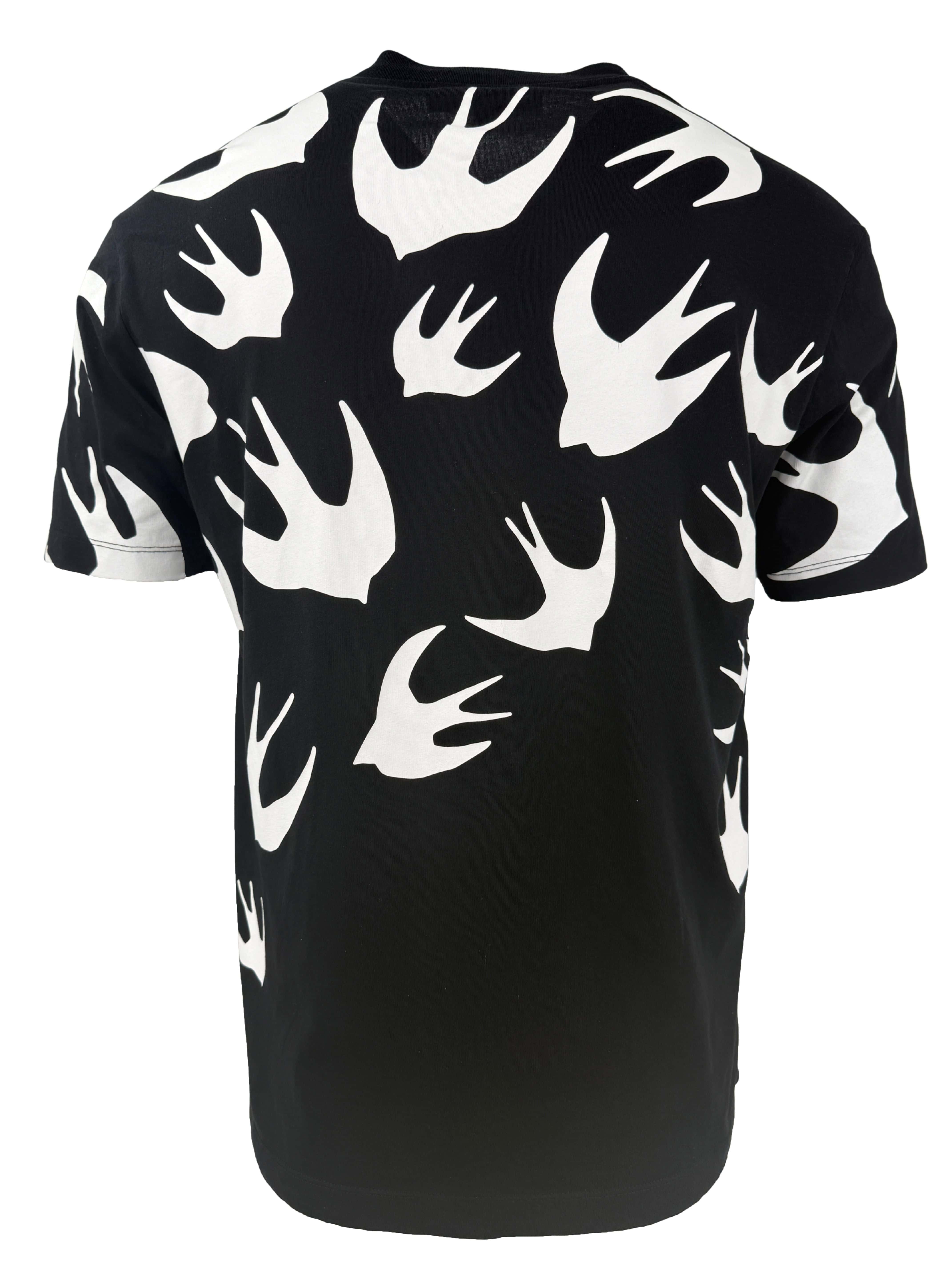 Alexander McQueen Swallows T-Shirt - Black