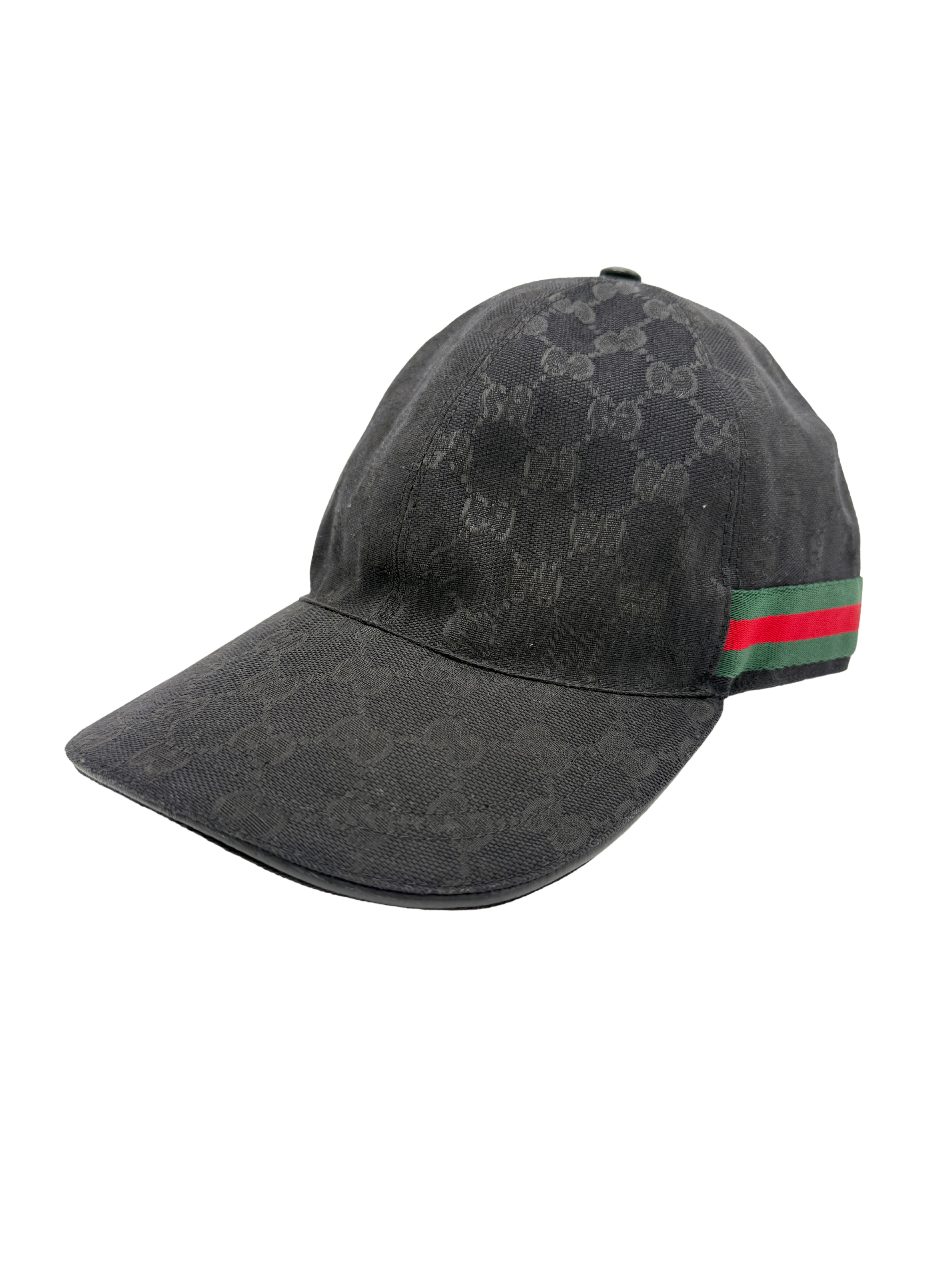 Gucci GG Canvas Baseball Hat - Black Gucci