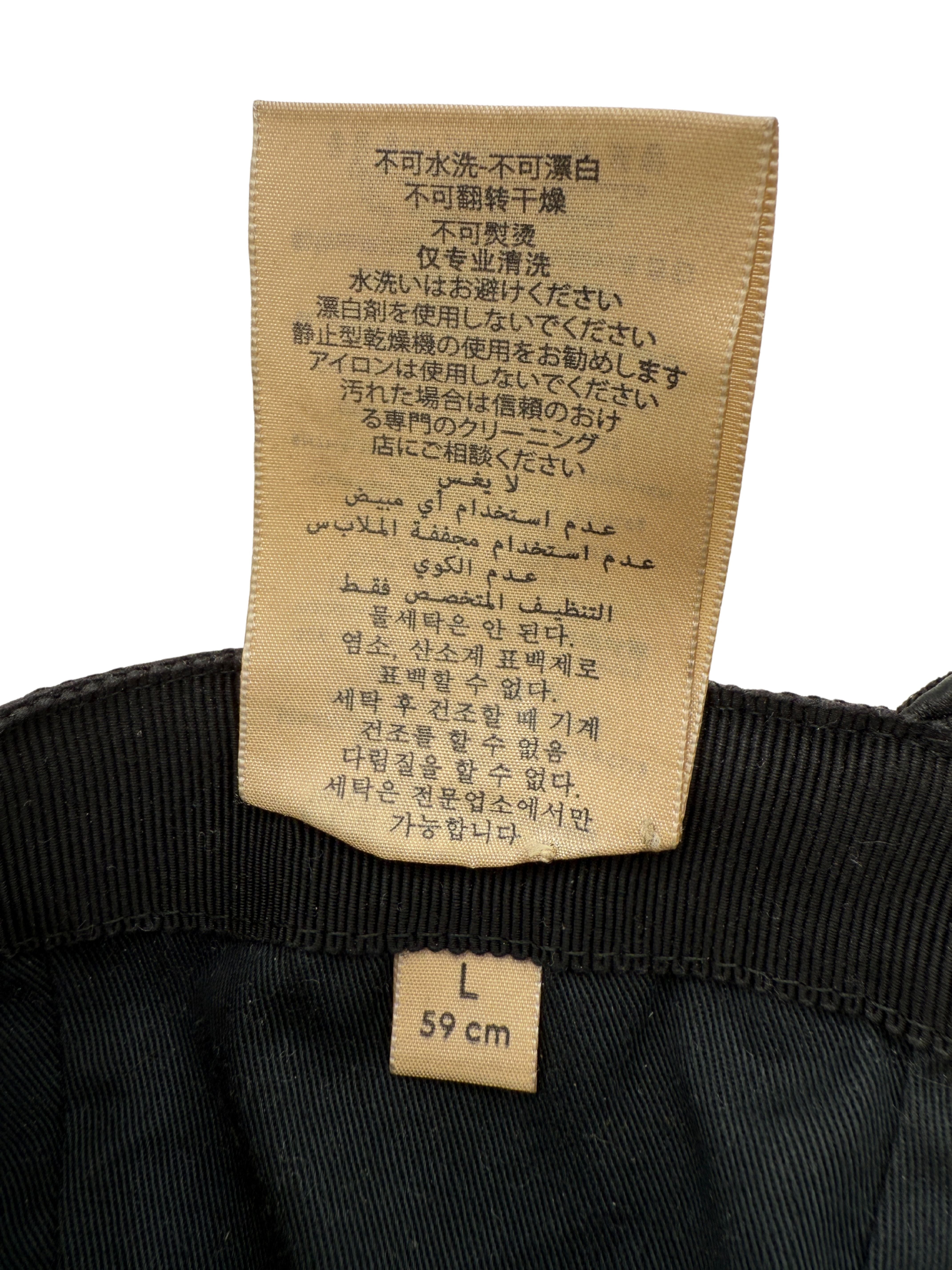 Gucci GG Canvas Baseball Hat - Black Gucci