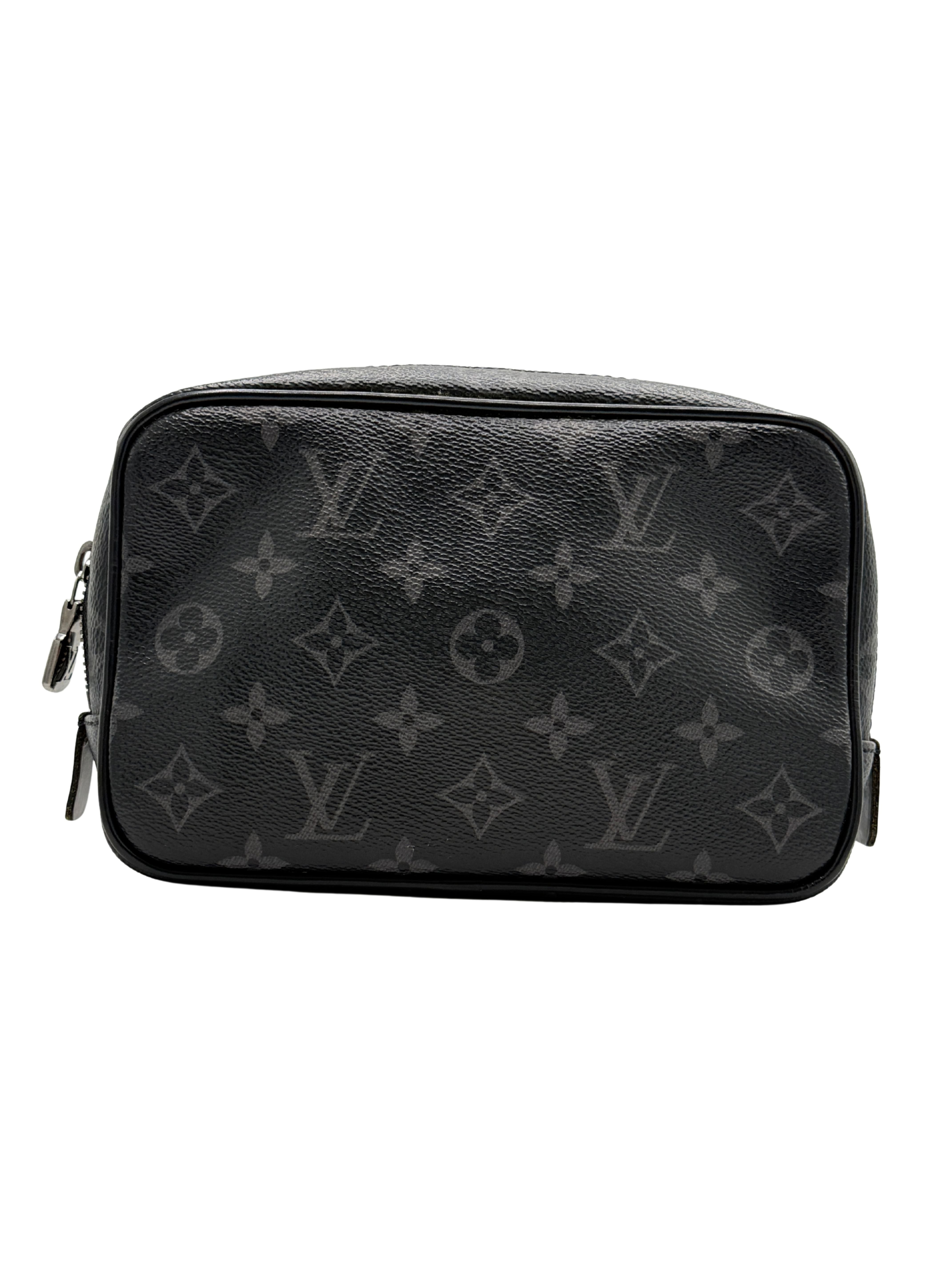 Louis Vuitton Monogram Eclipse Toiletry Pouch PM - Grey Louis Vuitton