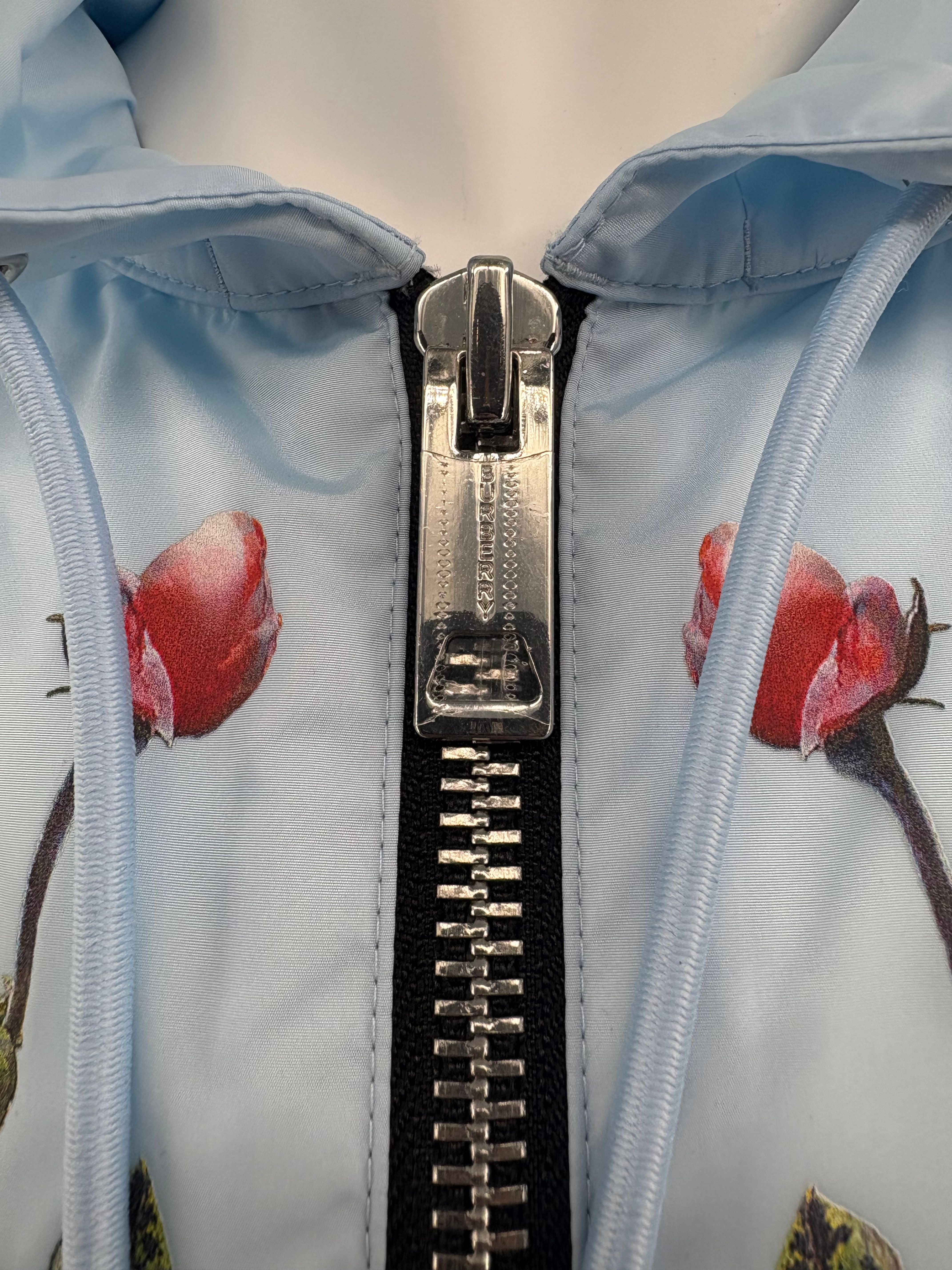 Burberry English Rose Taffeta Jacket - Baby Blue (Unused) Burberry