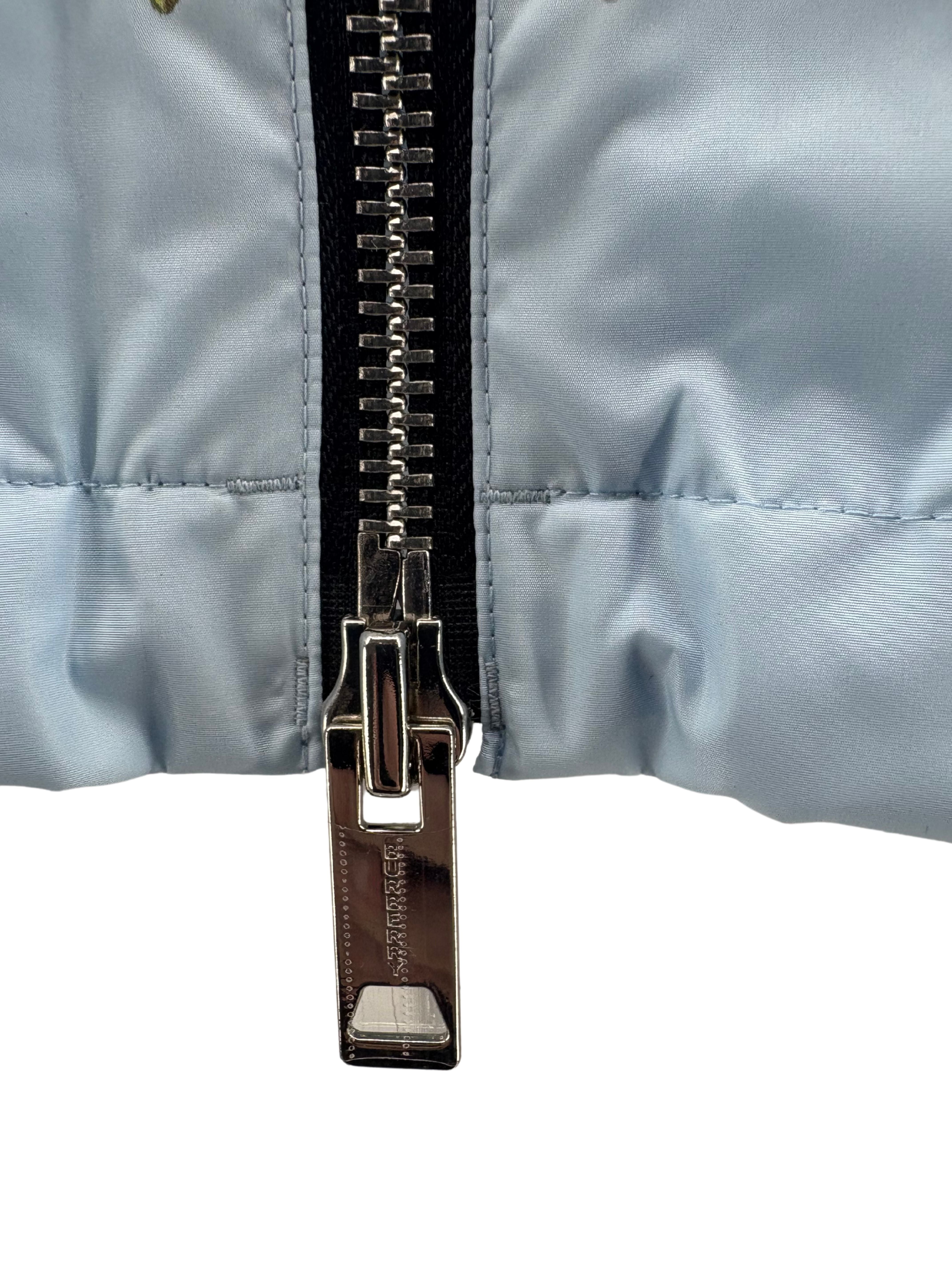 Burberry English Rose Taffeta Jacket - Baby Blue (Unused) Burberry
