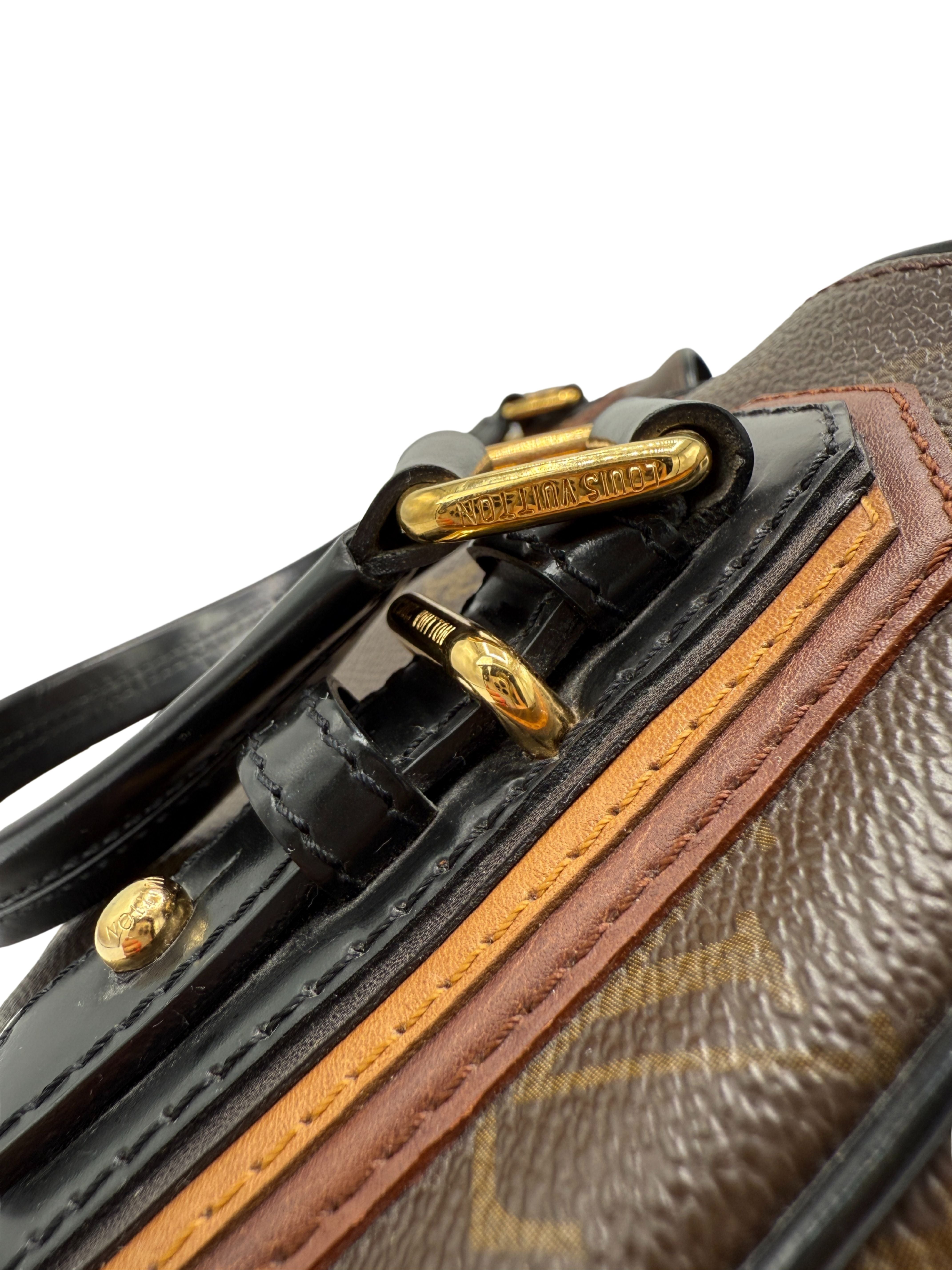 Louis Vuitton Noir Monogram Mirage Griet Bag - Brown
