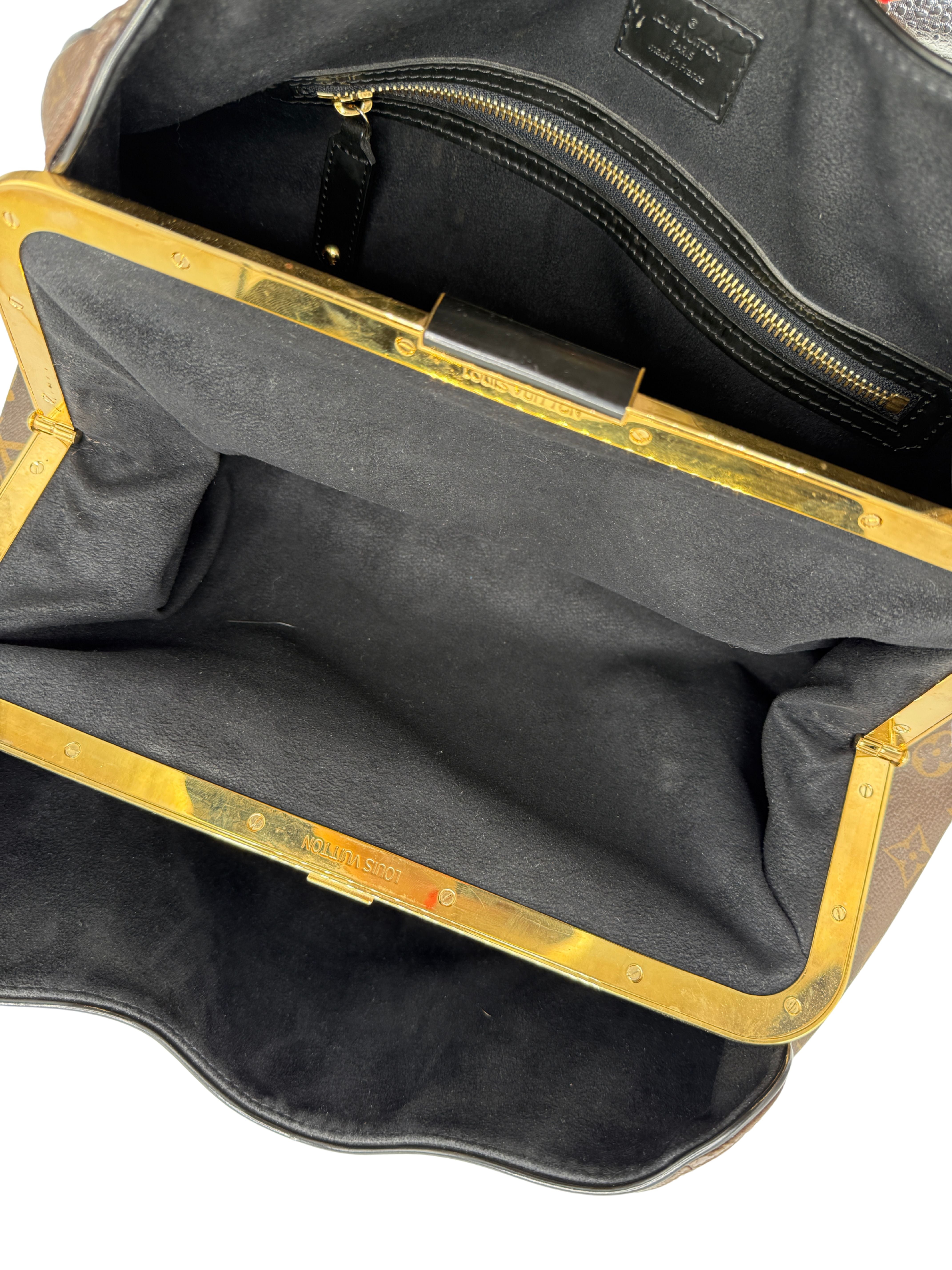 Louis Vuitton Noir Monogram Mirage Griet Bag - Brown