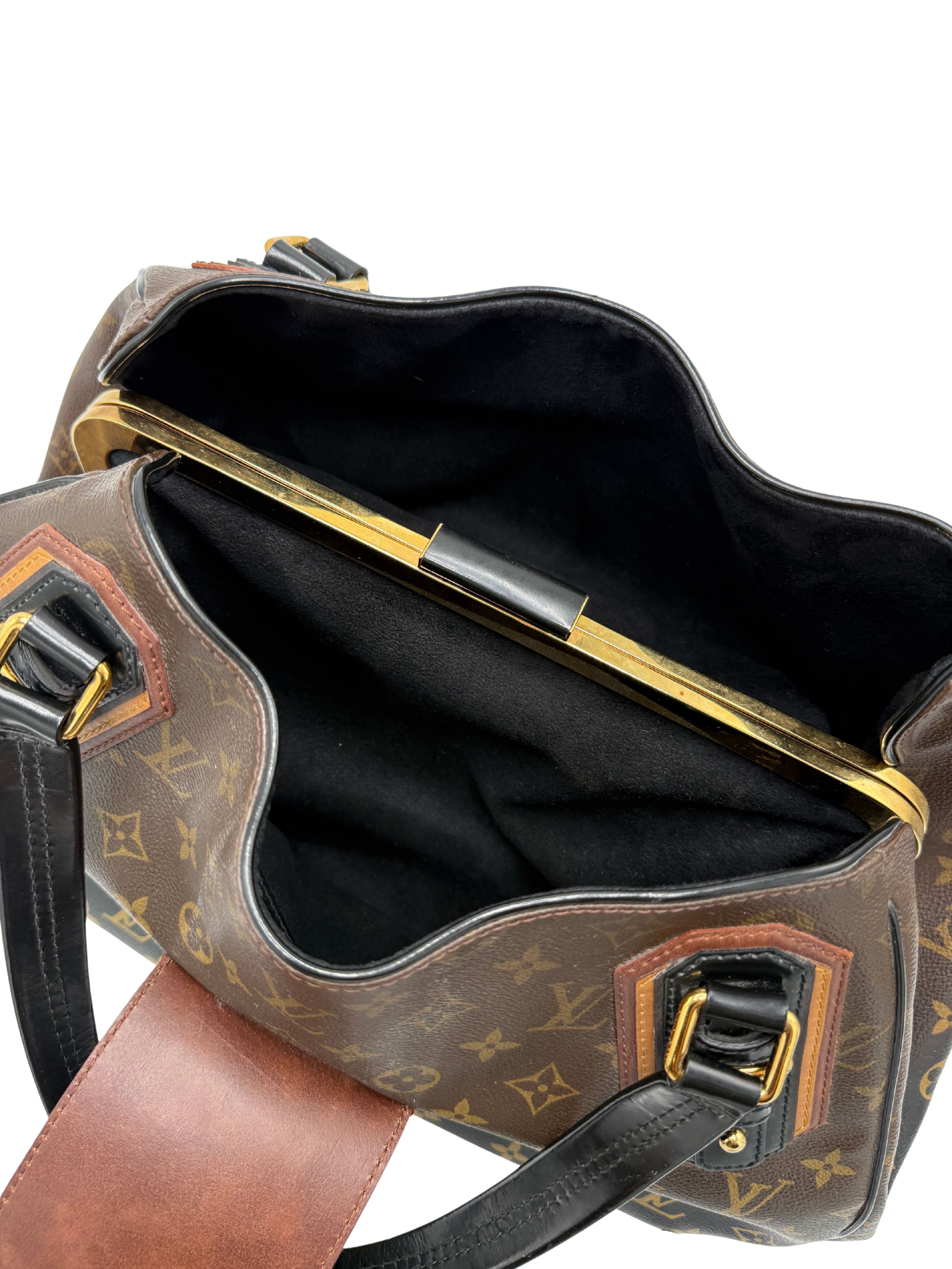 Louis Vuitton Noir Monogram Mirage Griet Bag - Brown
