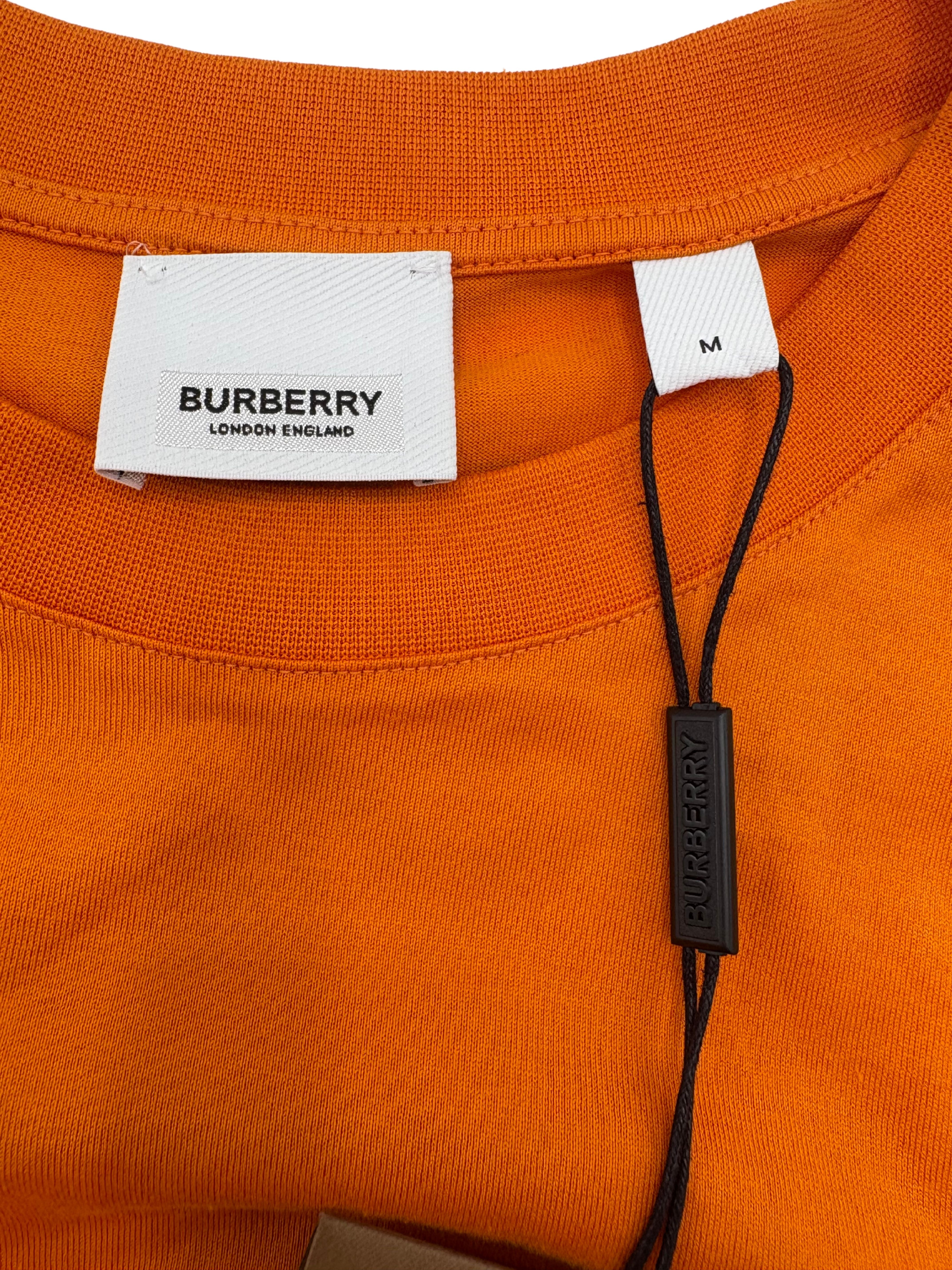 Burberry Shark Print T-Shirt - Orange (Unused) Burberry