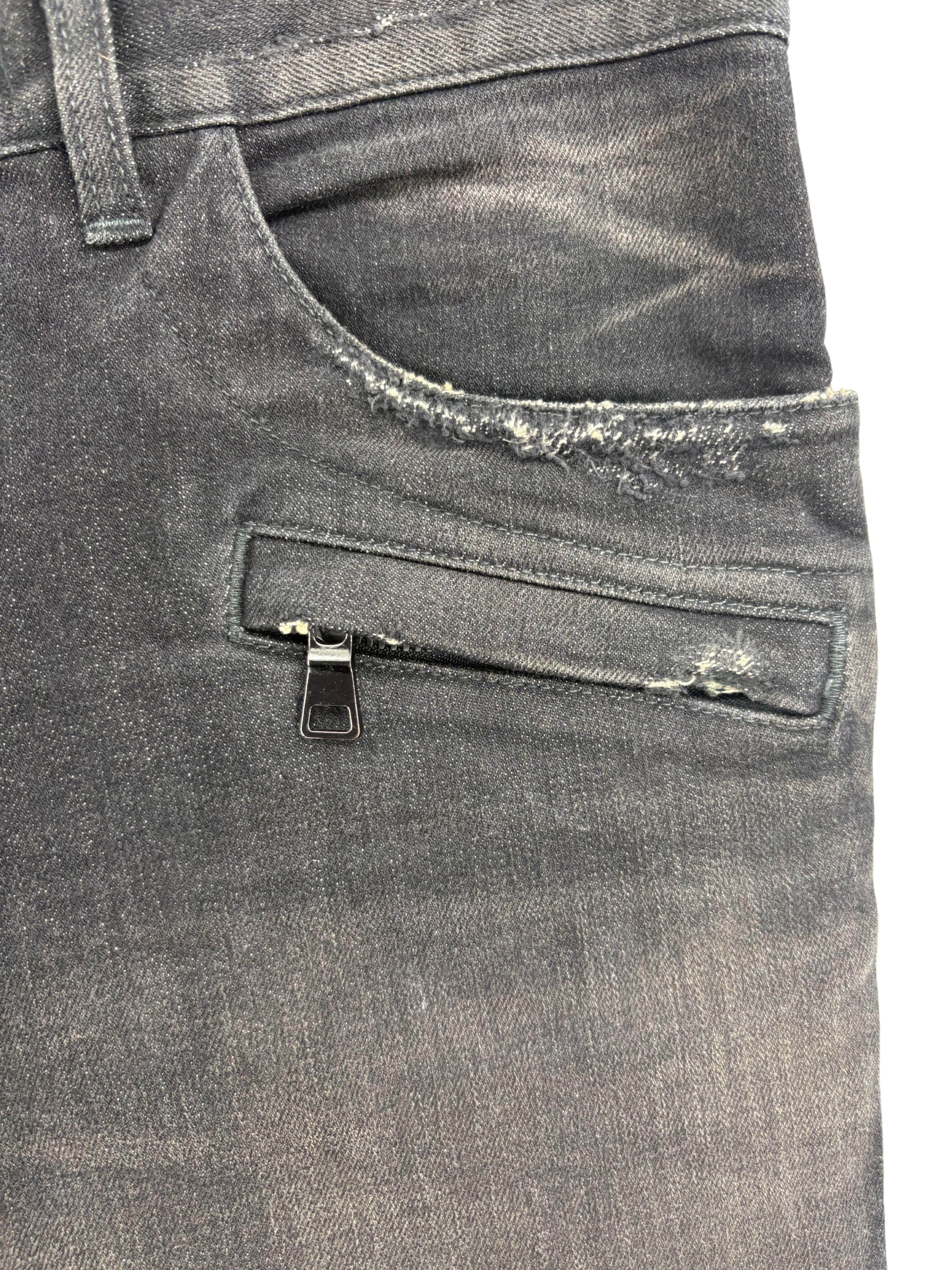 Balmain Biker Jeans - Black