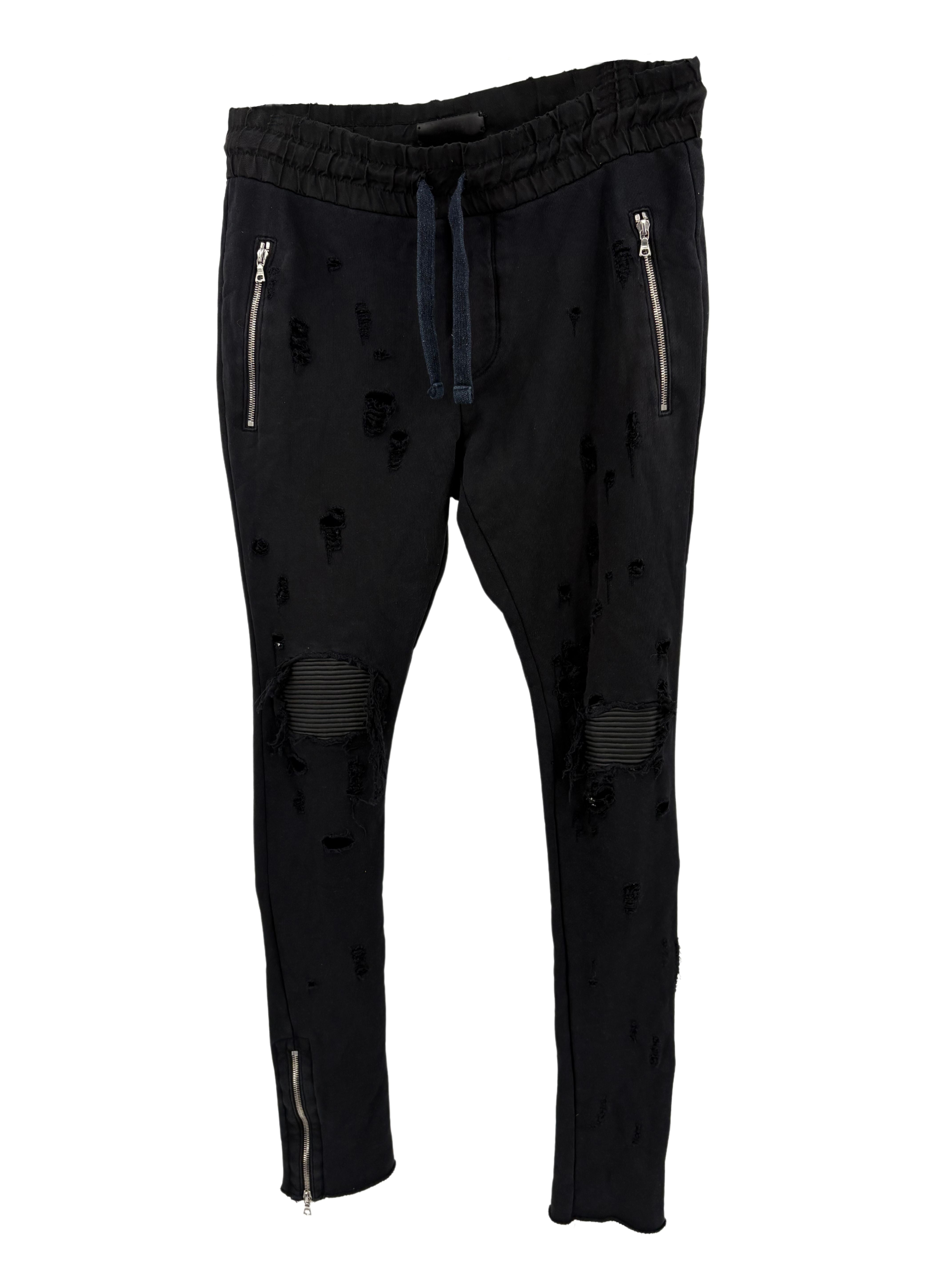Amiri MX1 Distressed Joggers - Black