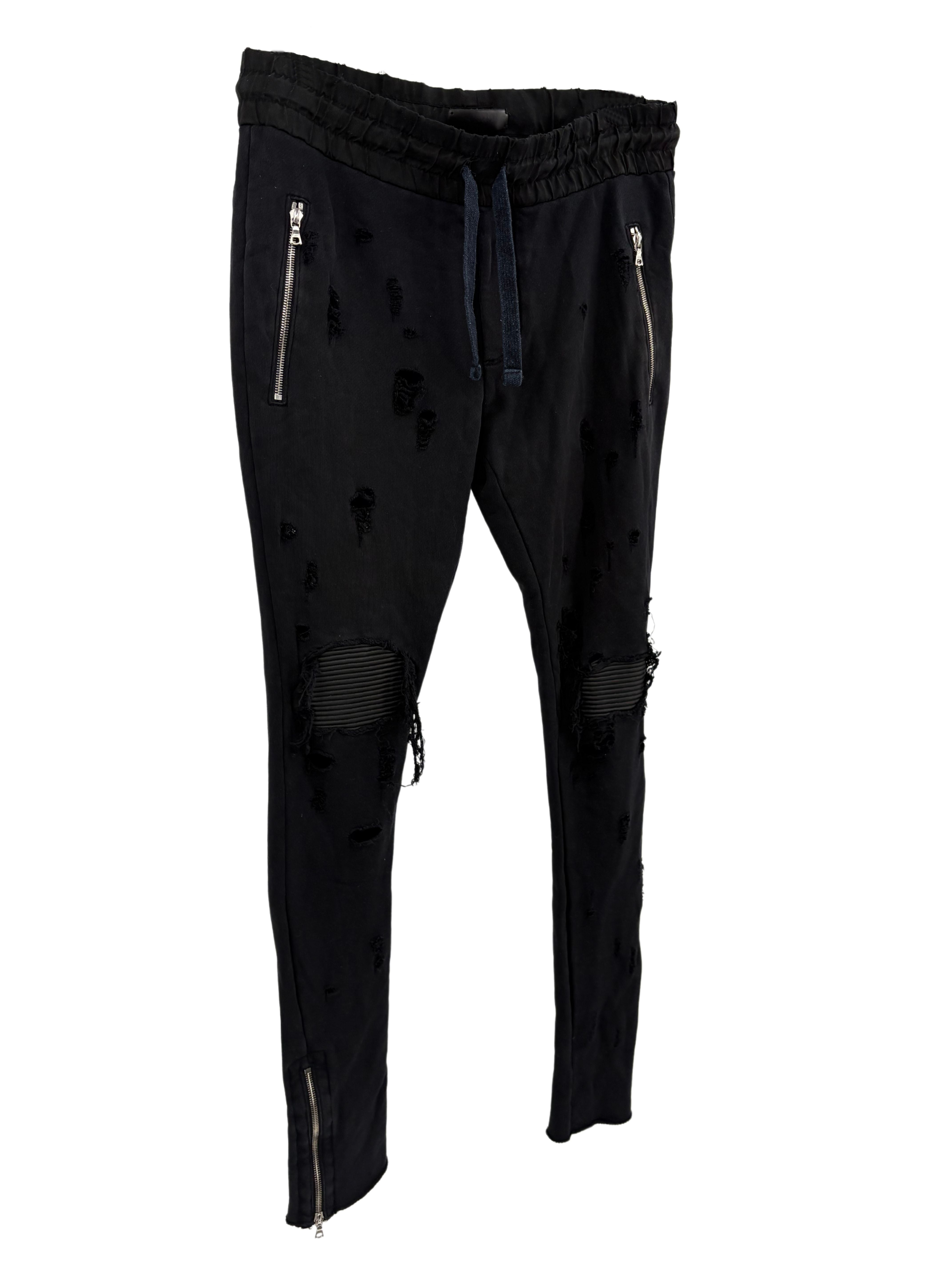 Amiri MX1 Distressed Joggers - Black