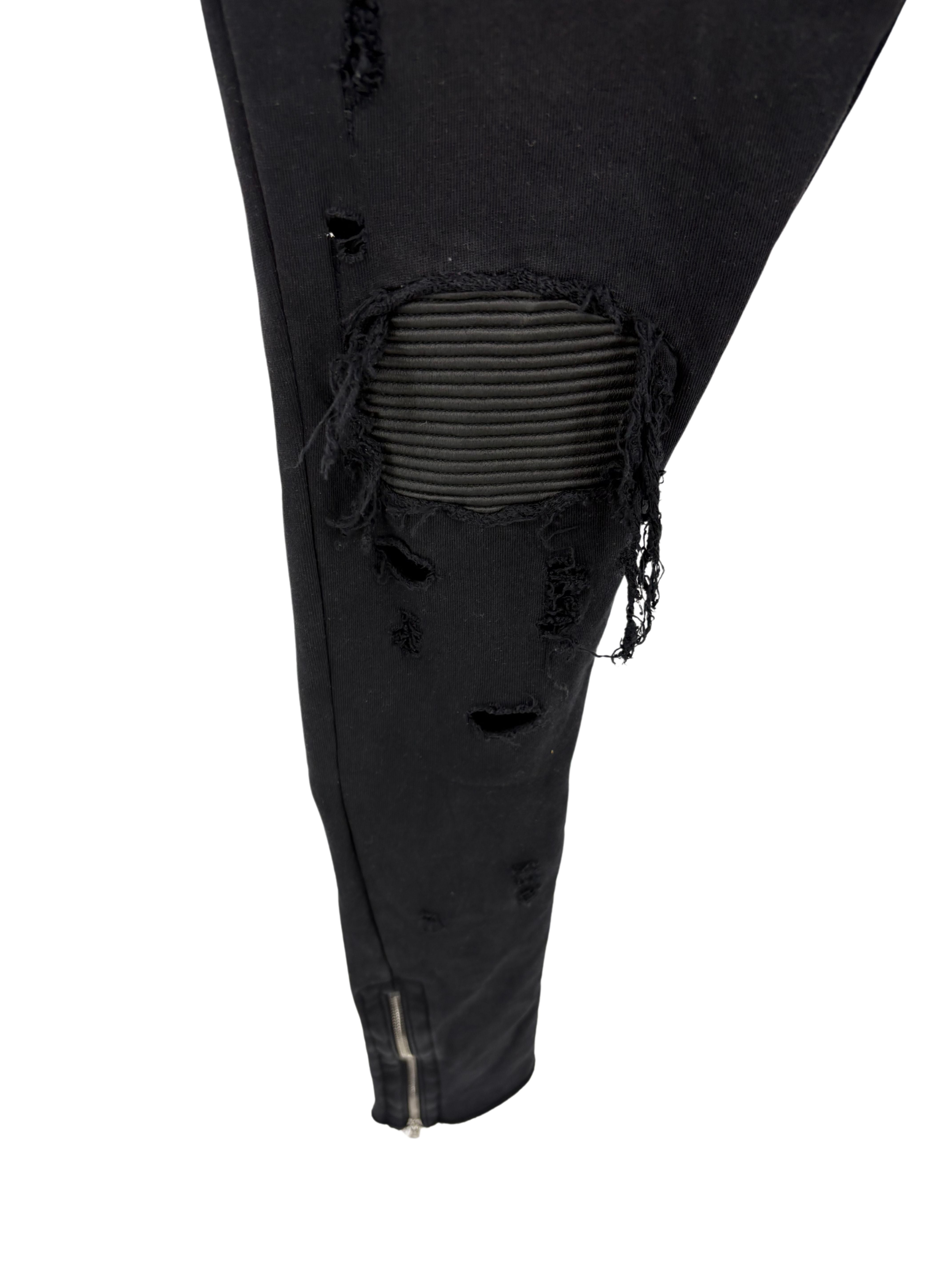 Amiri MX1 Distressed Joggers - Black