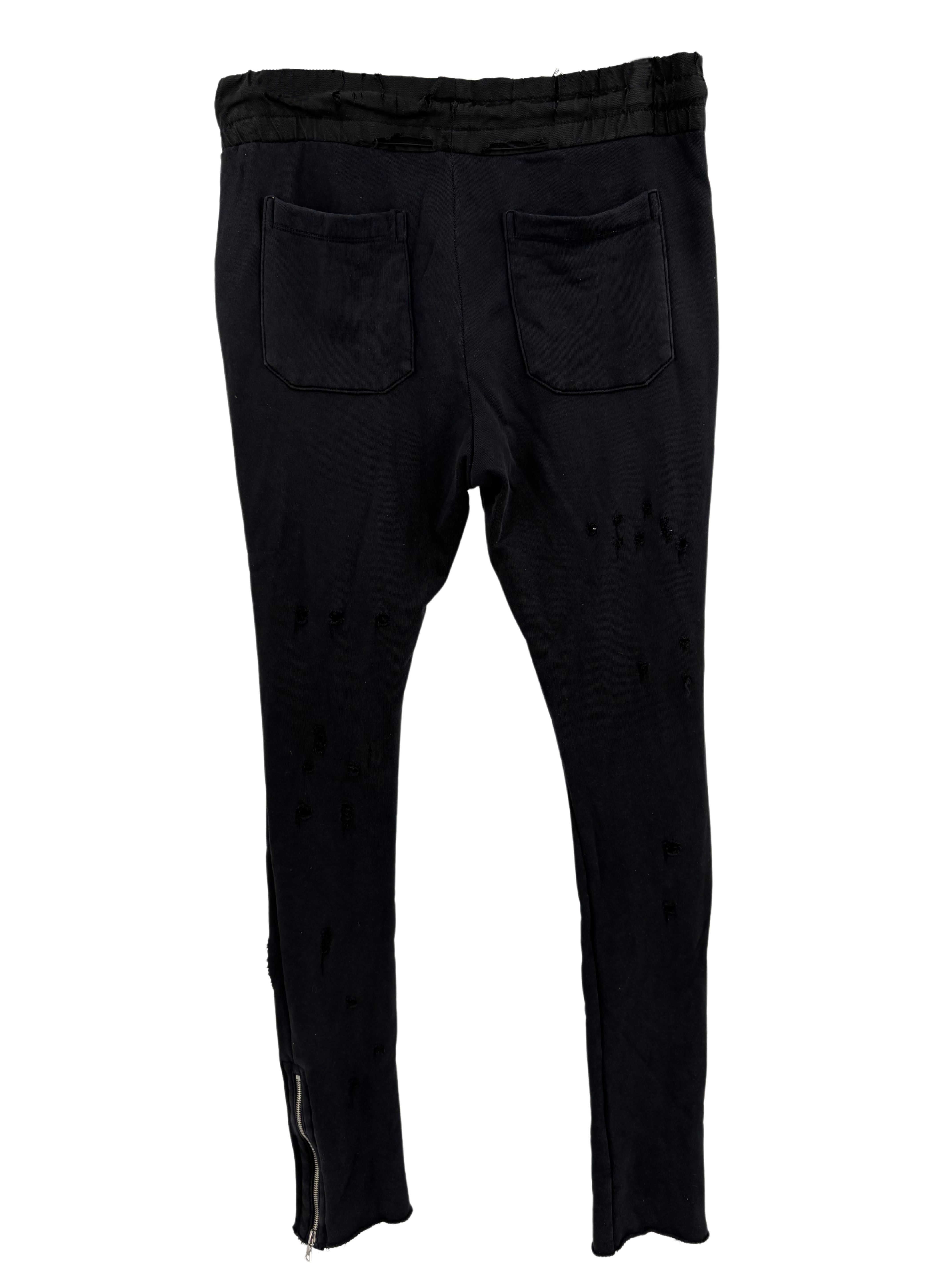 Amiri MX1 Distressed Joggers - Black