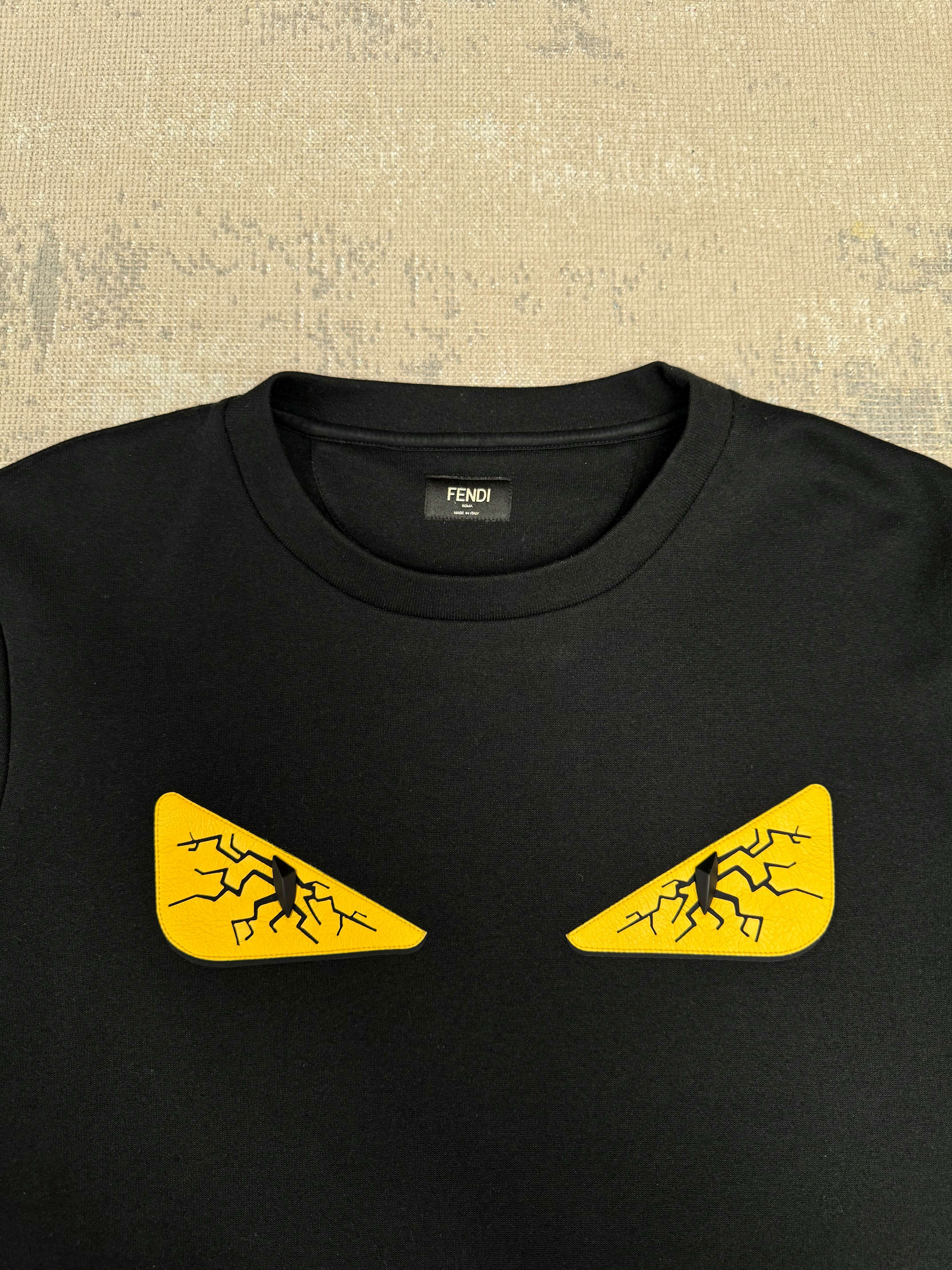 Fendi Classic Eyes Sweatshirt - Black Fendi