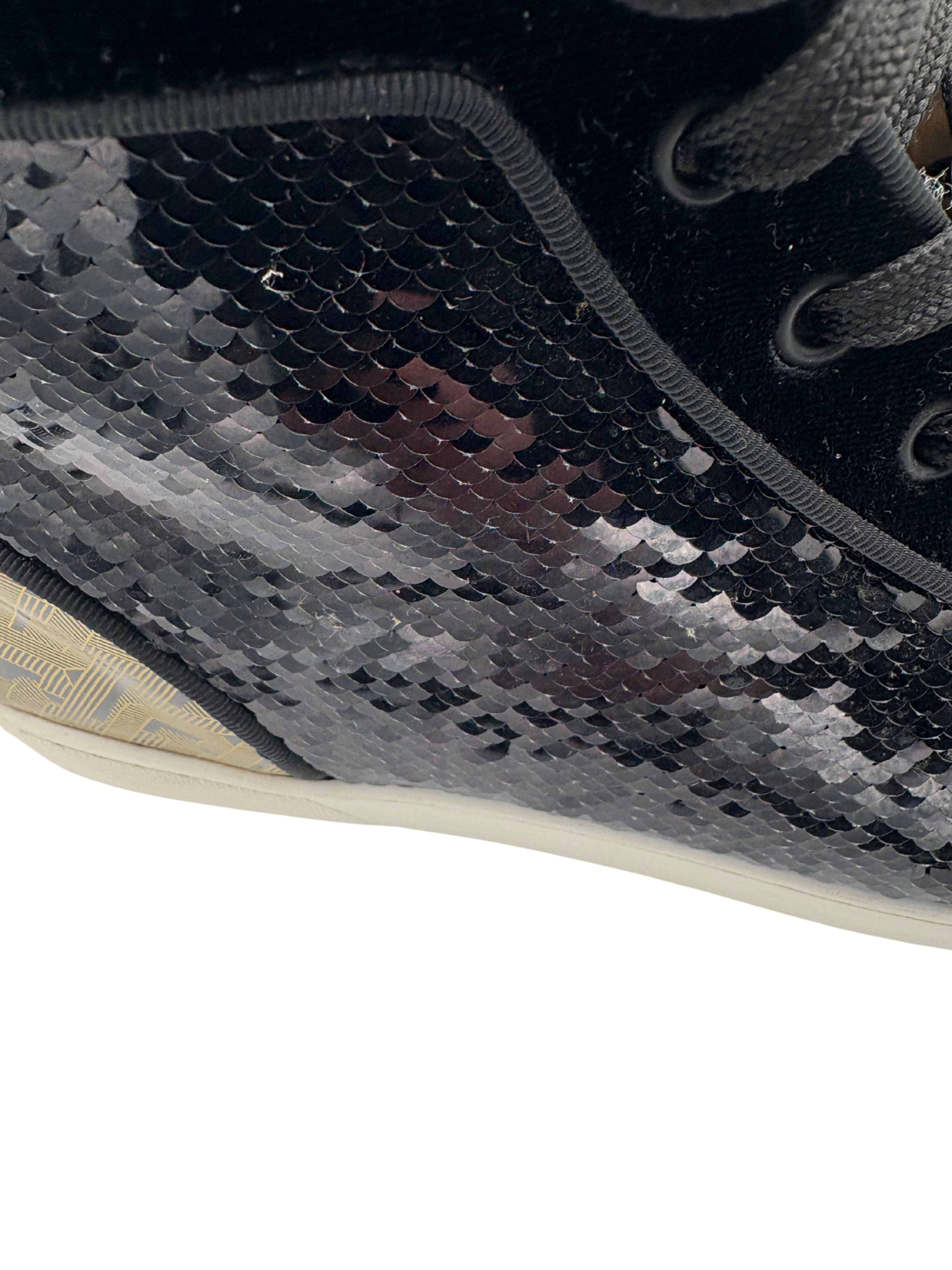 Christian Loubtion Spikes Orlato High - Black/Gold