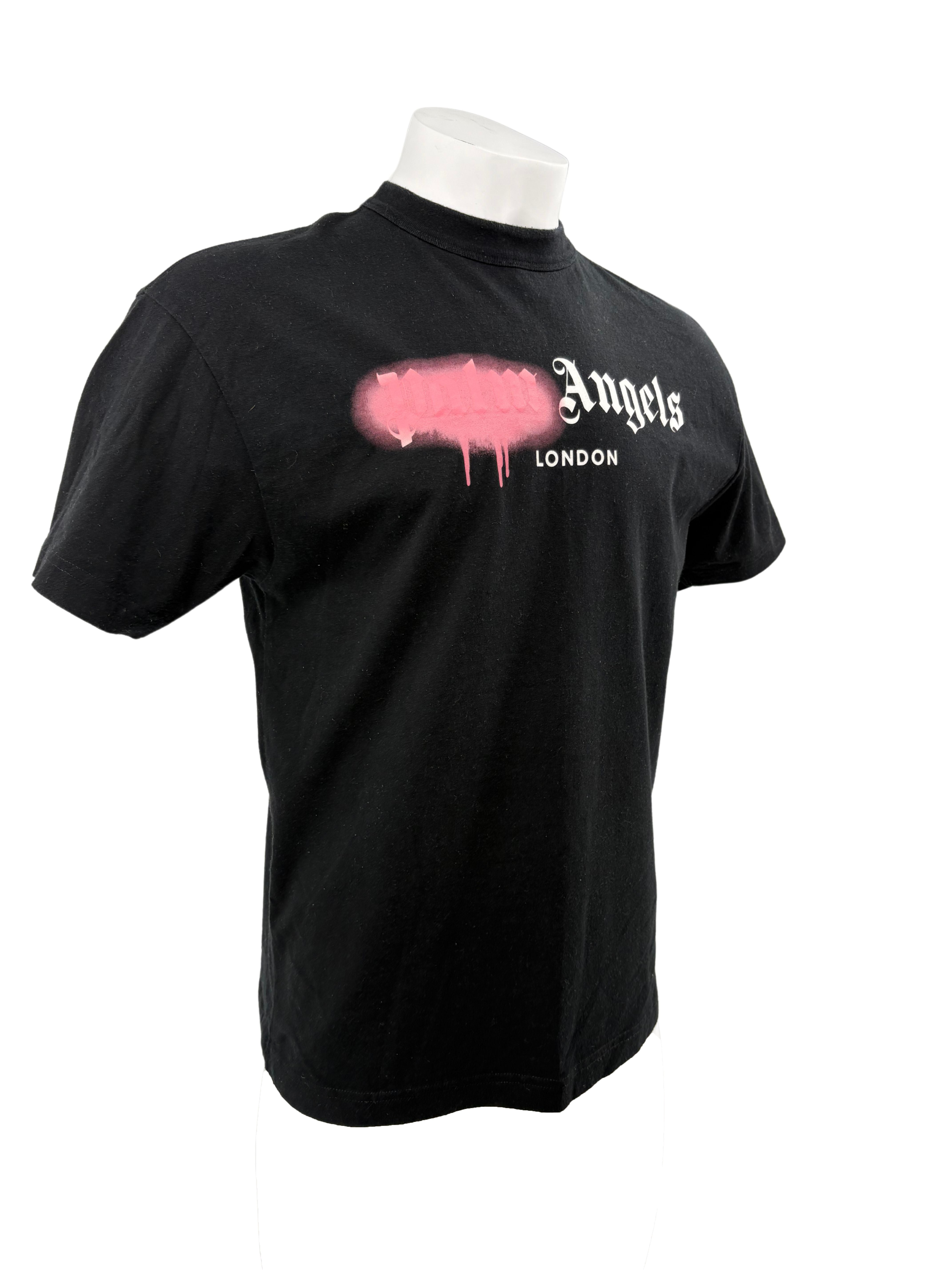 Palm Angels Spray London T-Shirt - Black Palm Angels