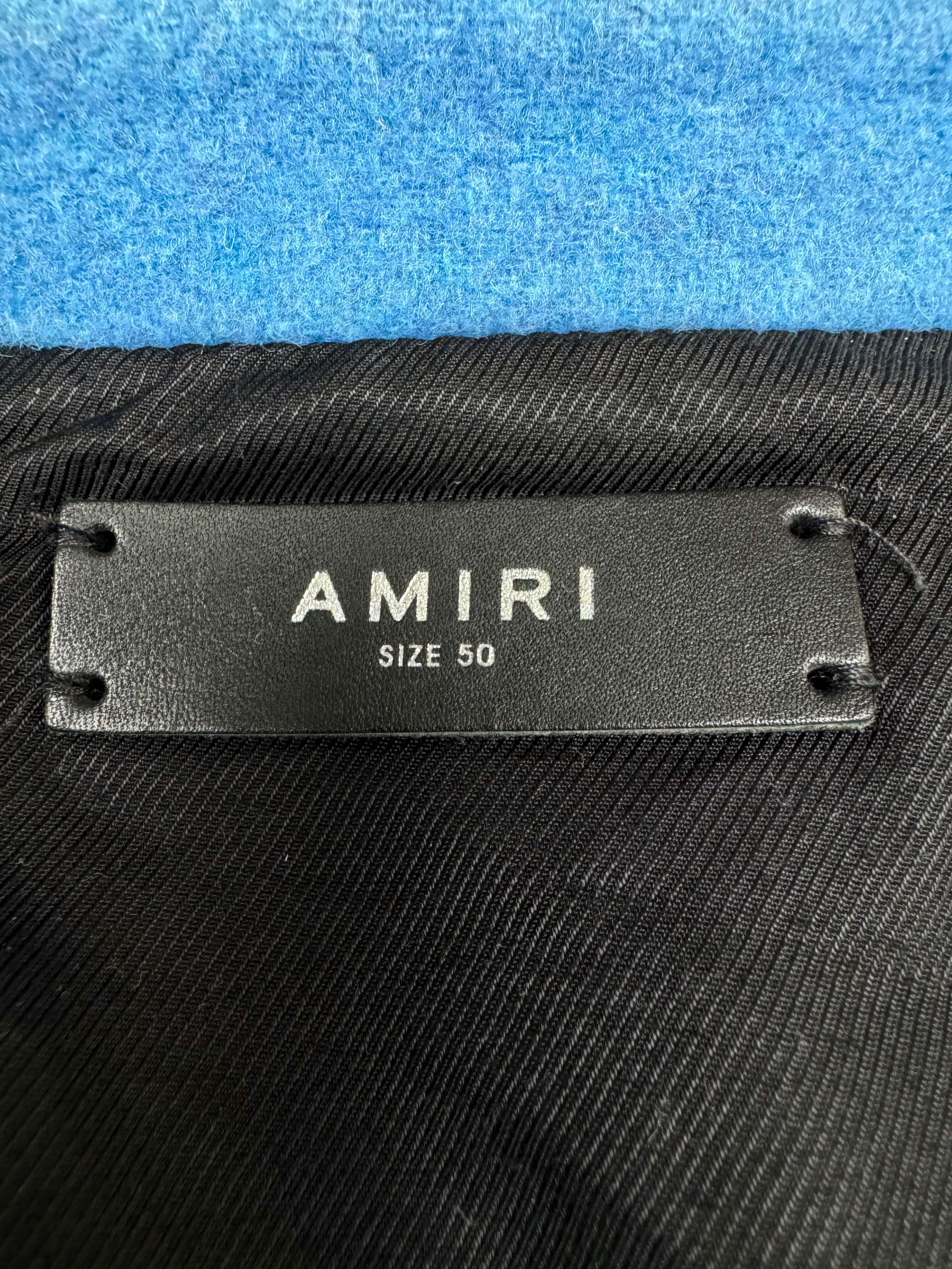 Amiri Bones Varsity Jacket – Blue Amiri
