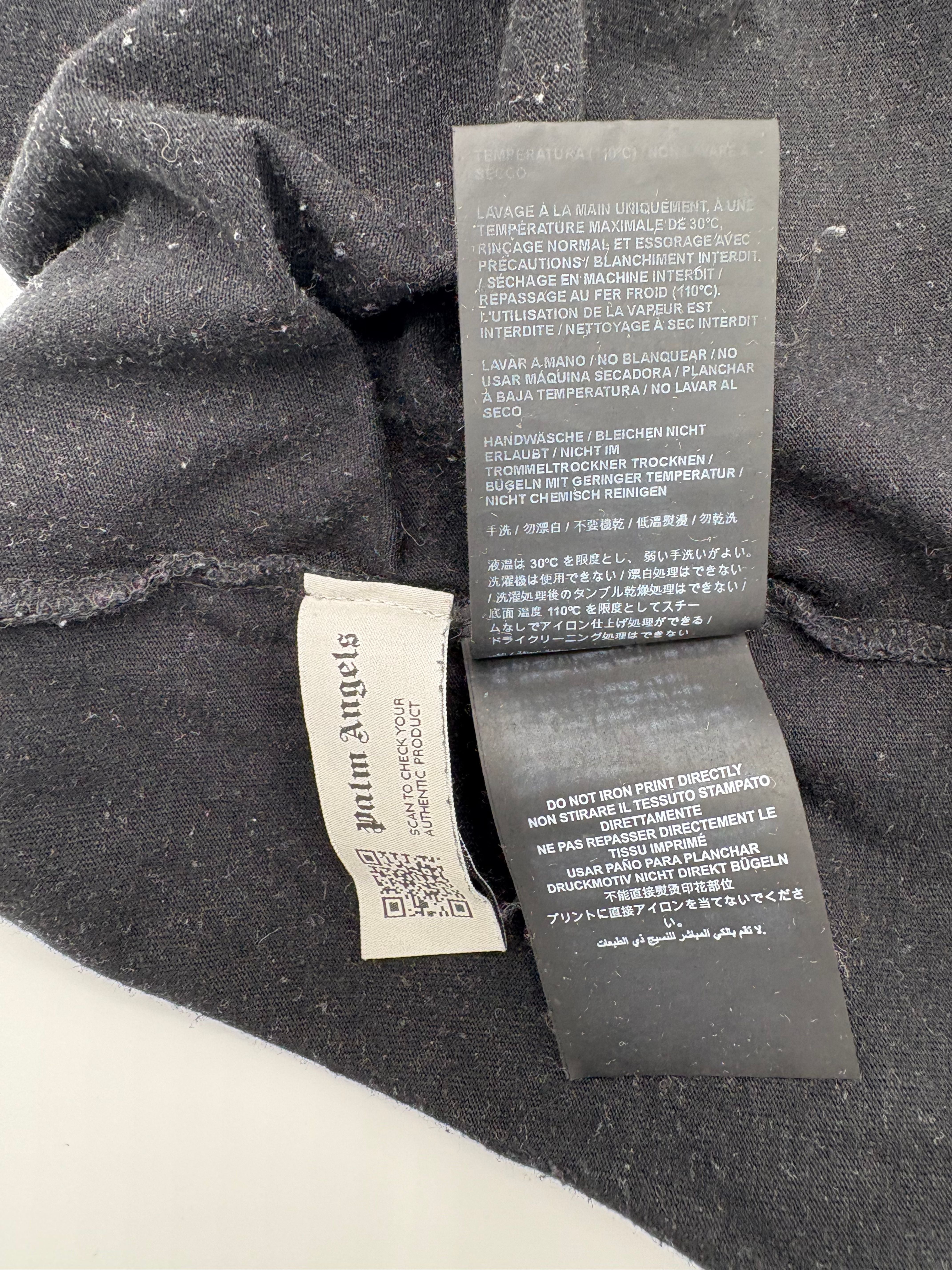 Palm Angels Spray London T-Shirt - Black Palm Angels