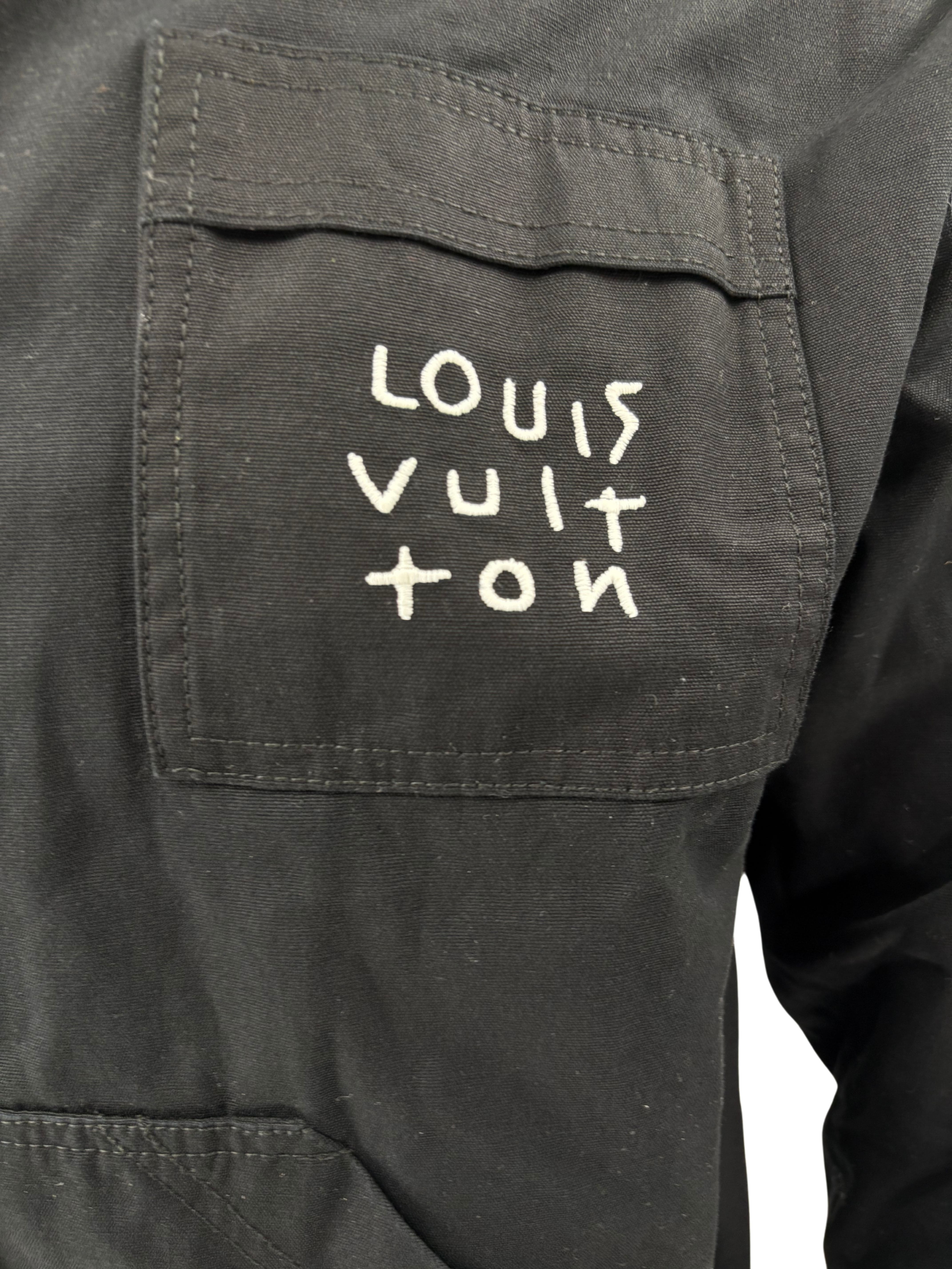 Louis Vuitton Scatter Logo Jacket - Black