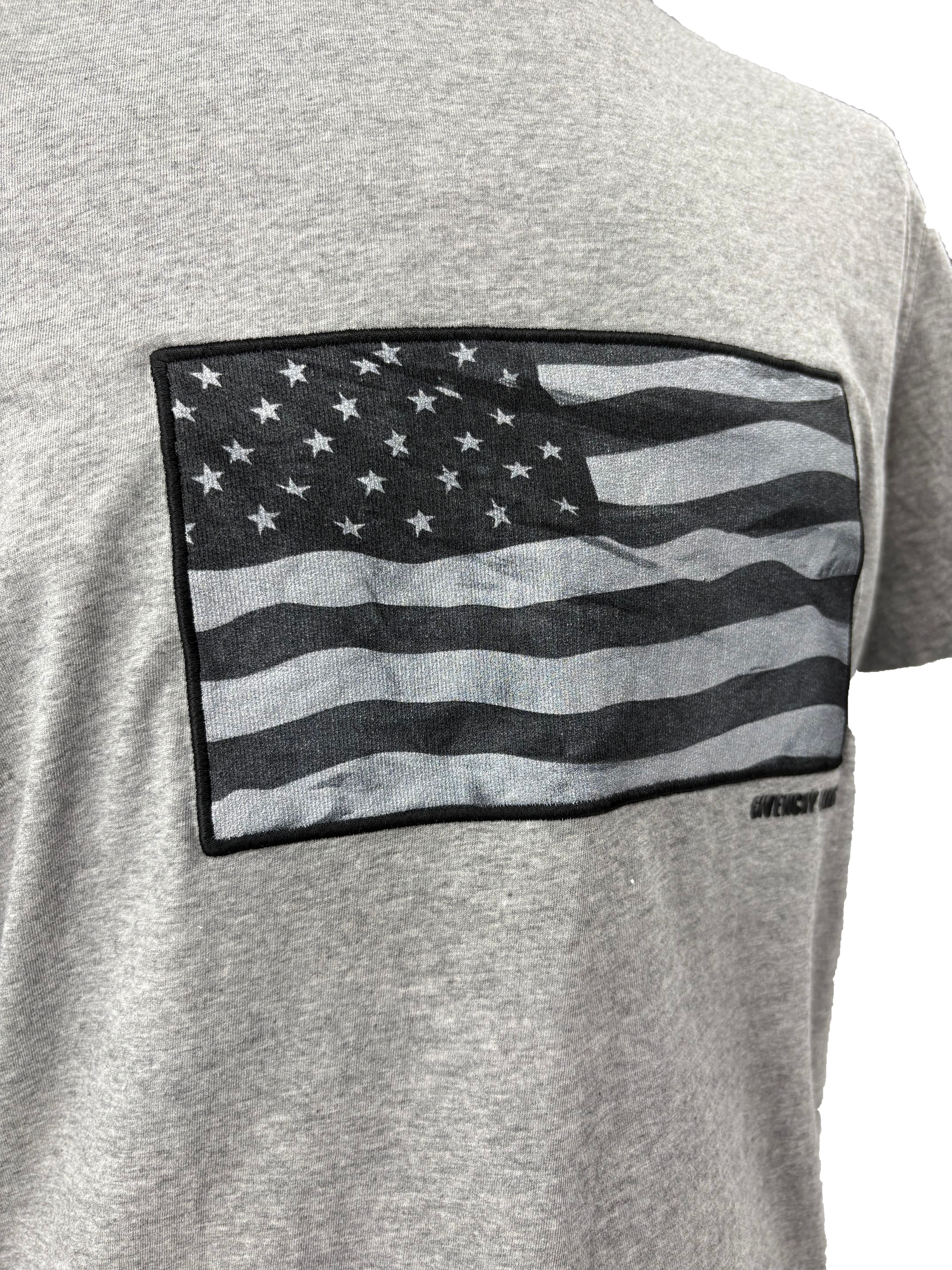Givenchy USA Flag T-Shirt - Grey Givenchy