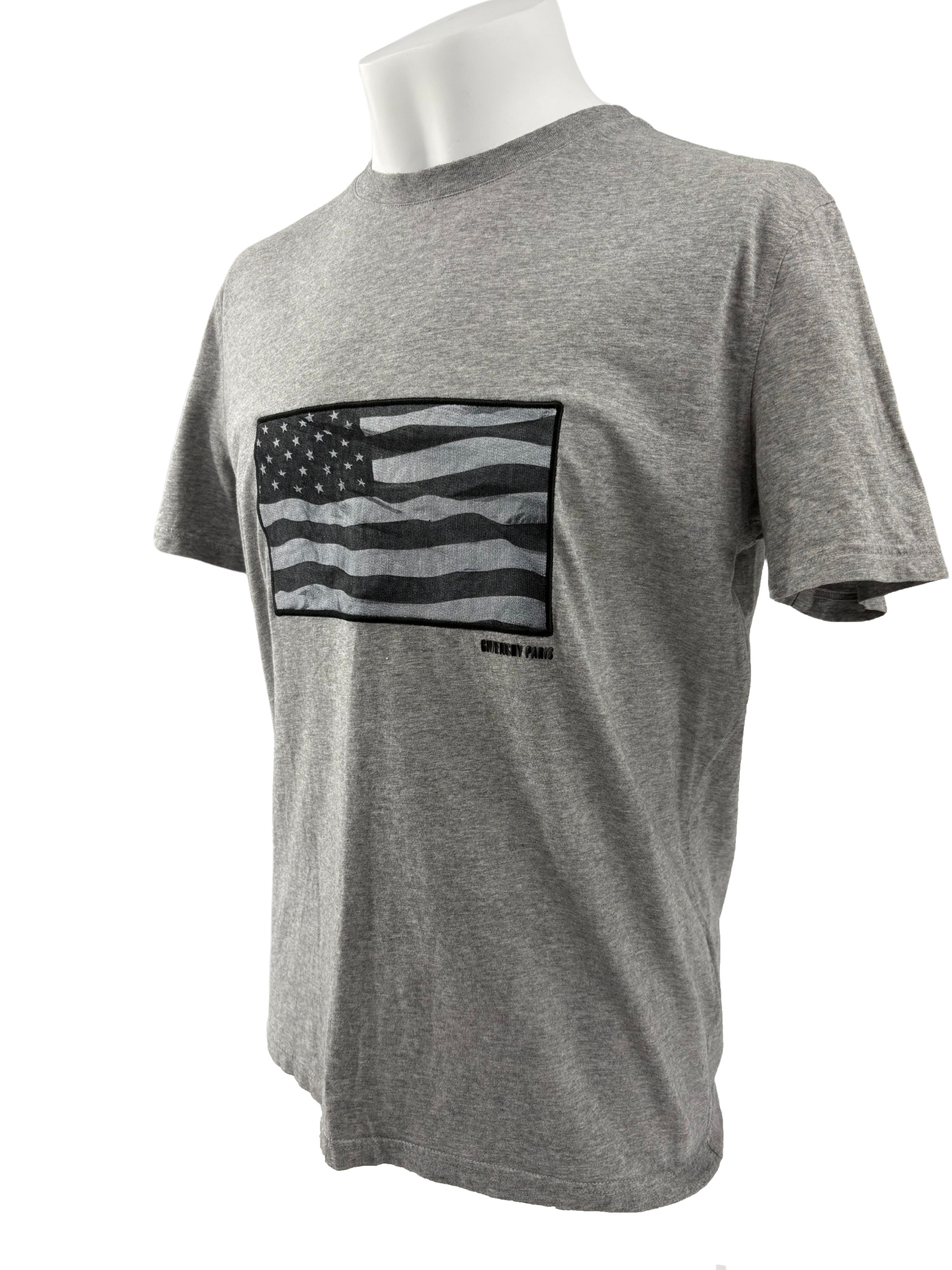Givenchy USA Flag T-Shirt - Grey Givenchy
