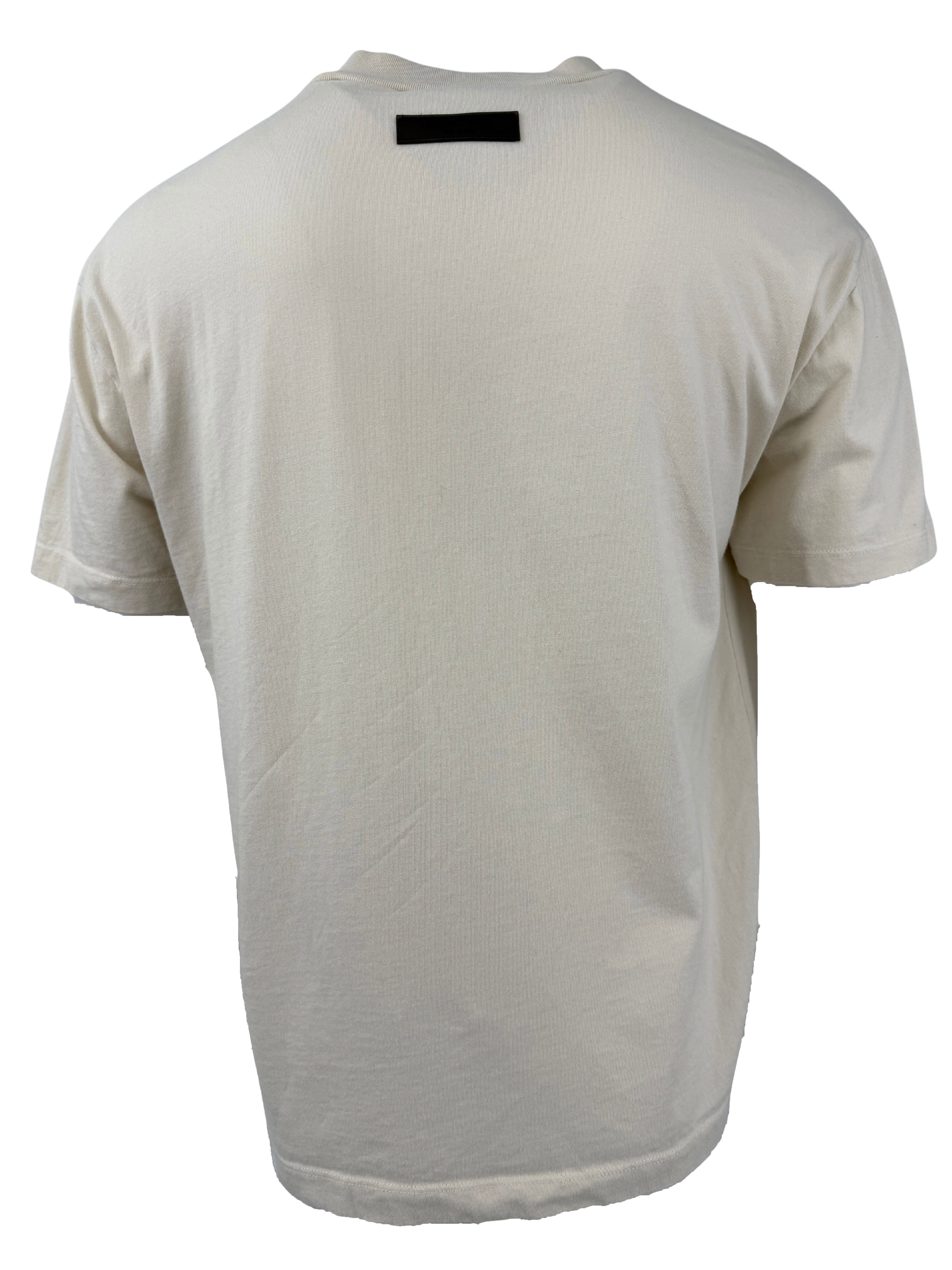 Essentials 3D Silicon Applique Boxy T-shirt - Beige Essentials