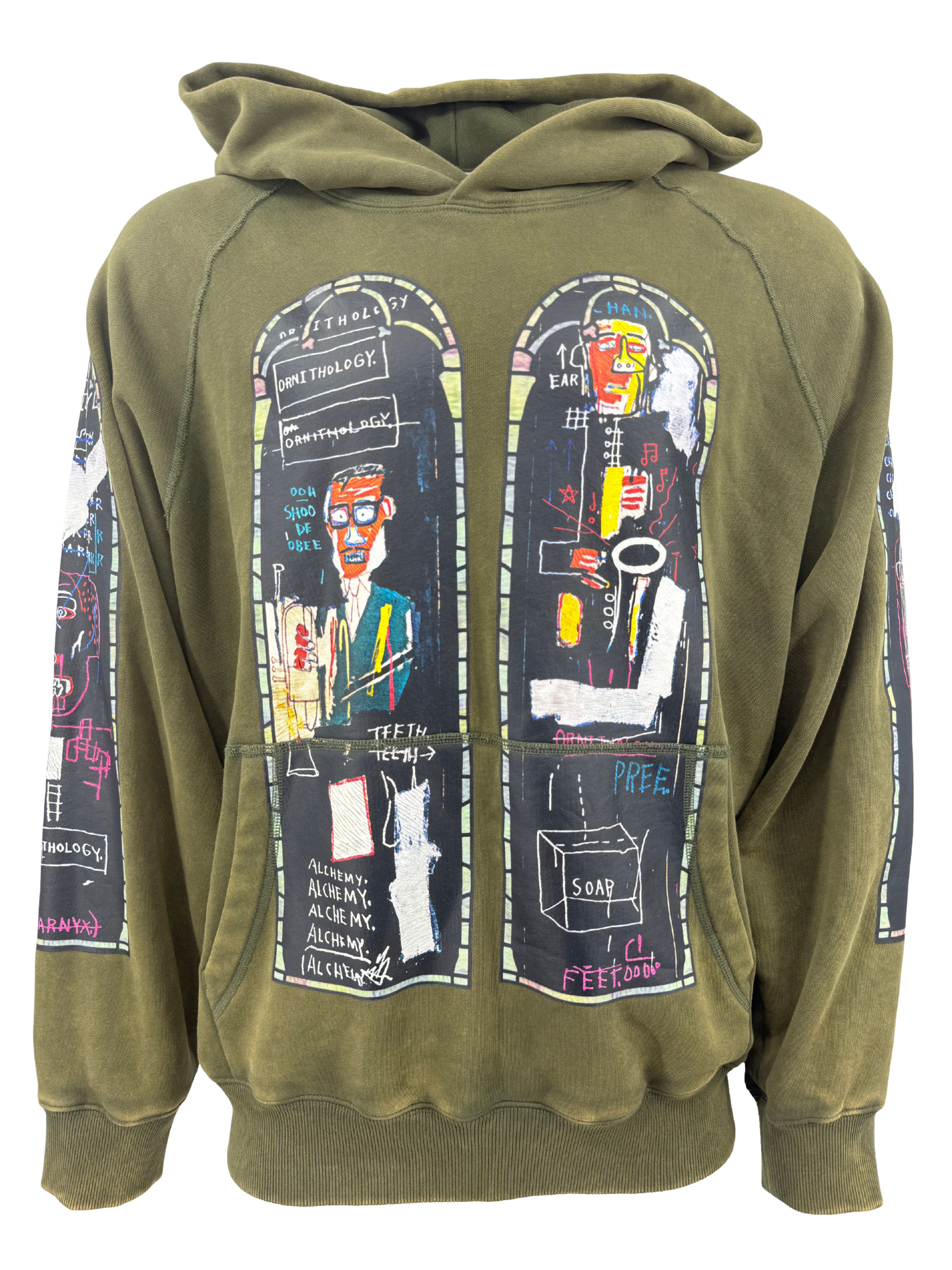 Who Decides War x Jean-Michel Basquiat x H&M Hoodie - Khaki