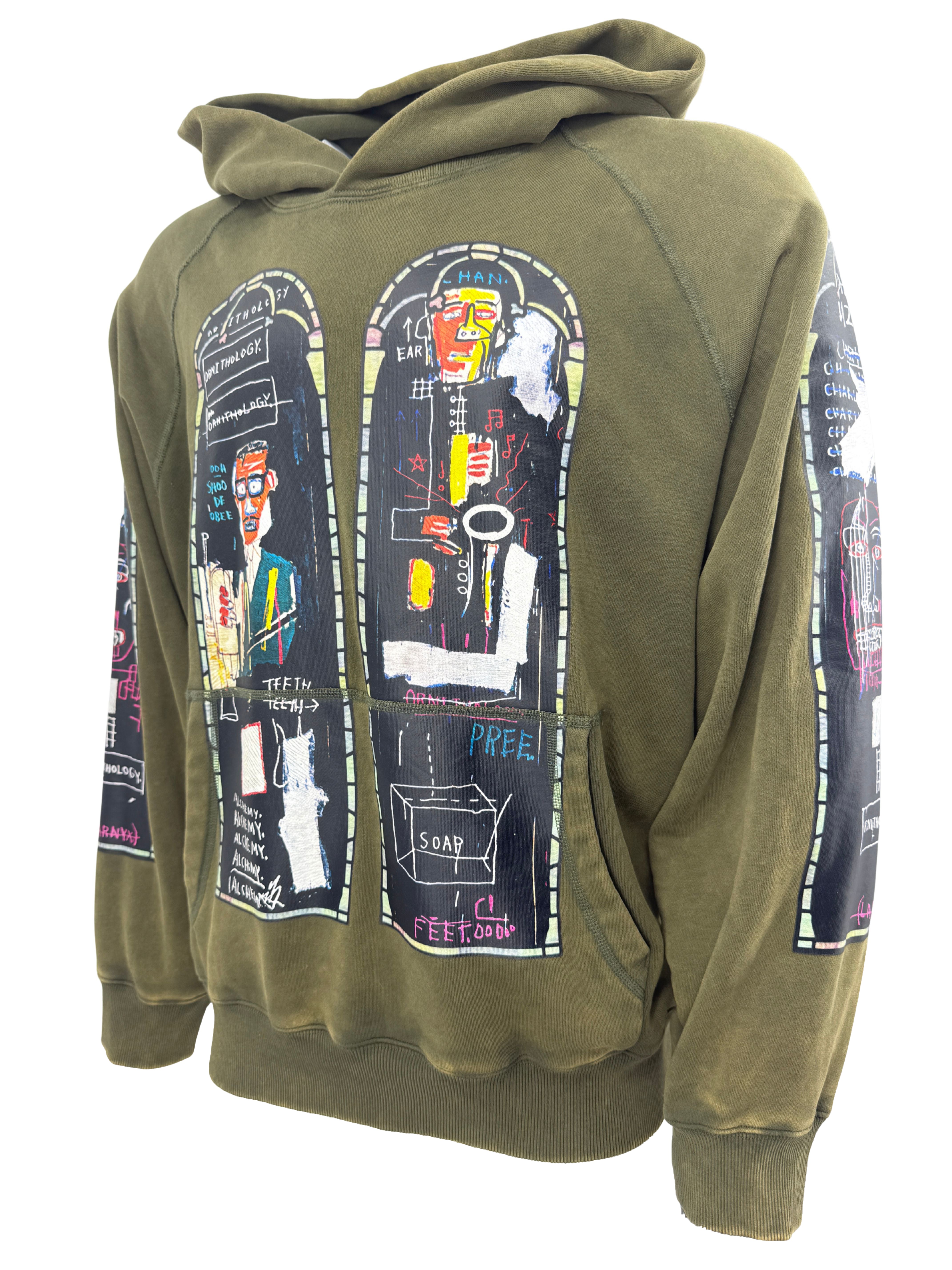Who Decides War x Jean-Michel Basquiat x H&M Hoodie - Khaki