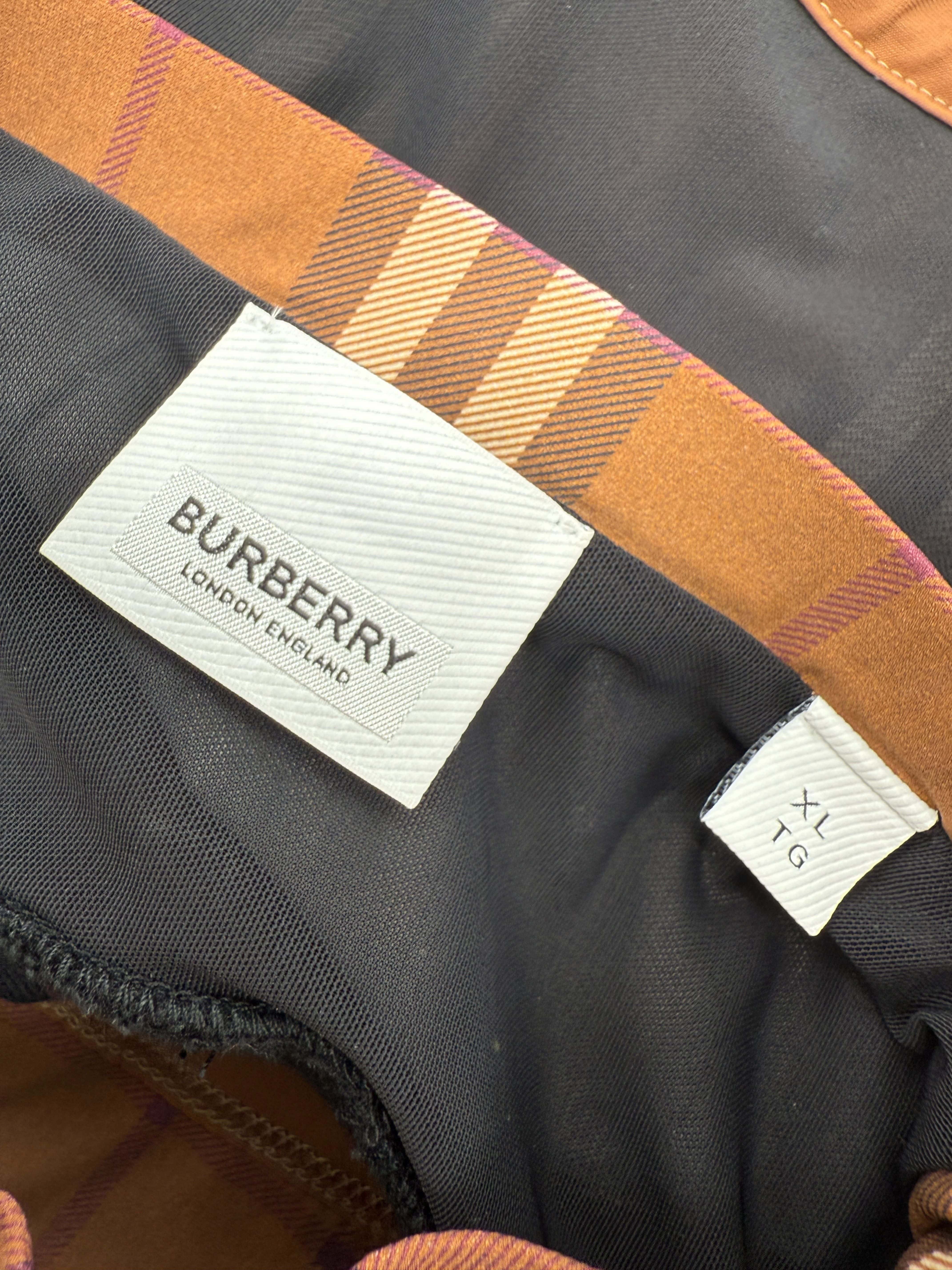 Burberry Check Panel Stretch Jersey Co-ord - Multicolour