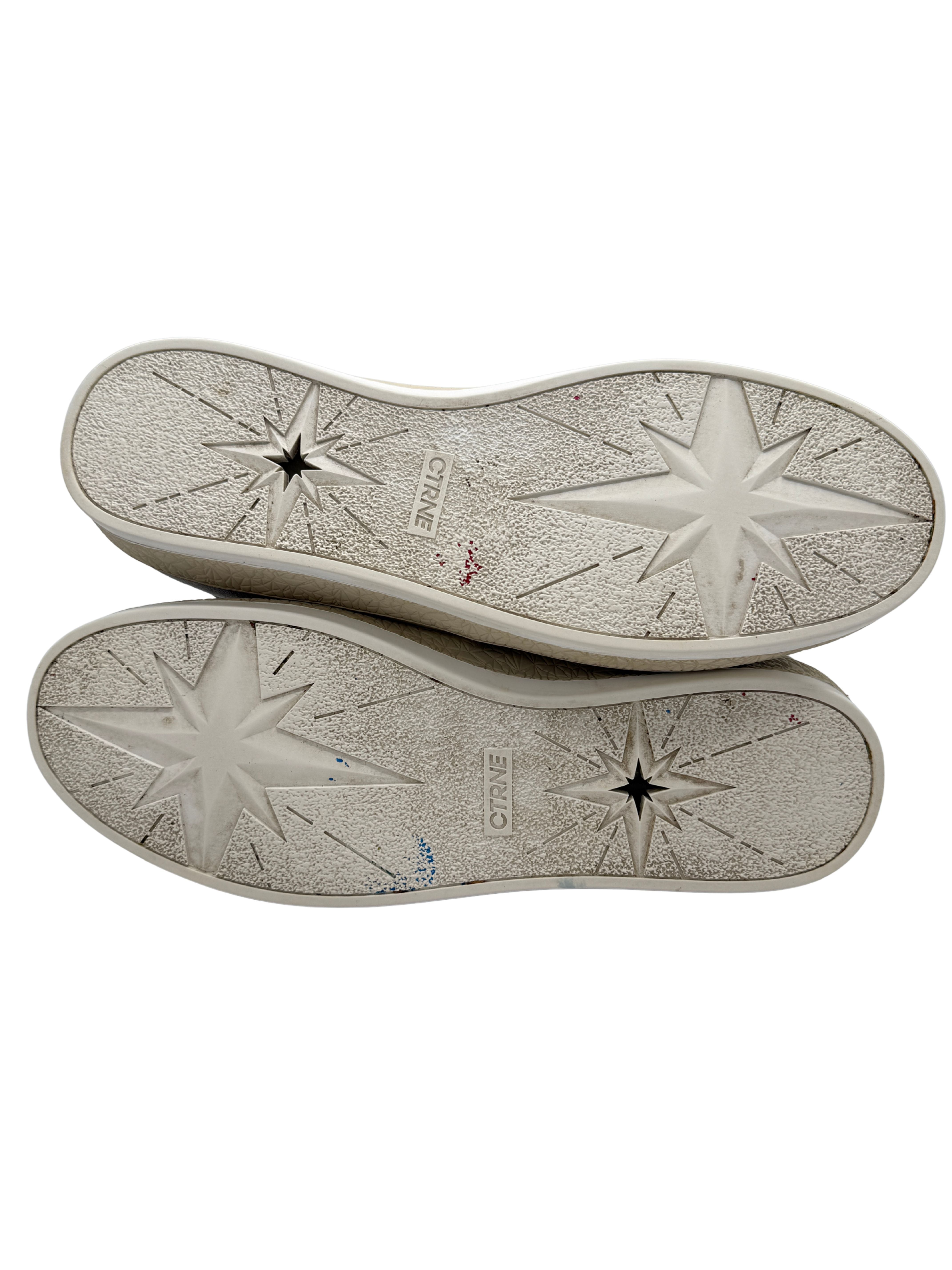 CTRNE Geode Suede Low Top Sneakers - Grey CTRNE