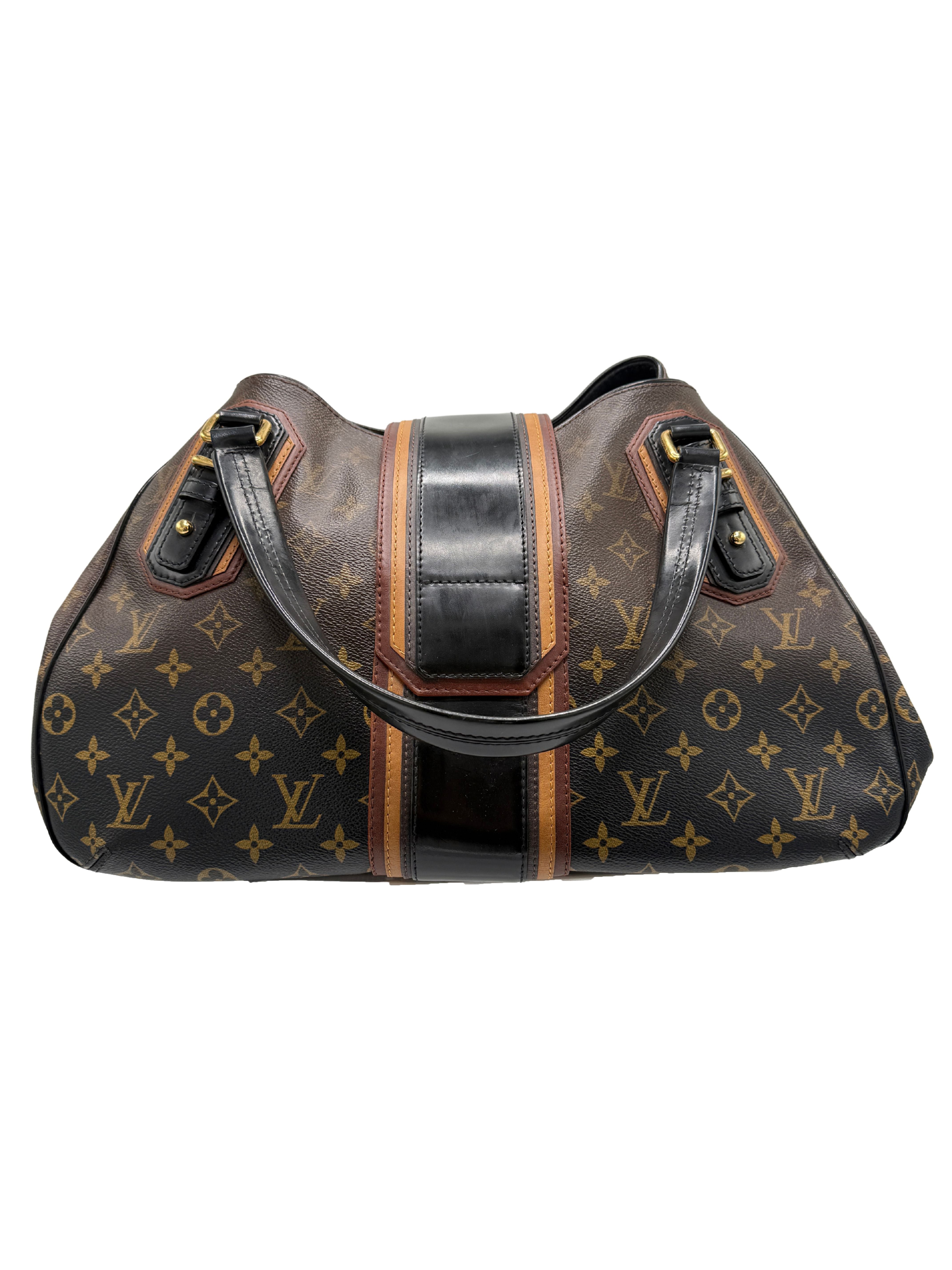 Louis Vuitton Noir Monogram Mirage Griet Bag - Brown
