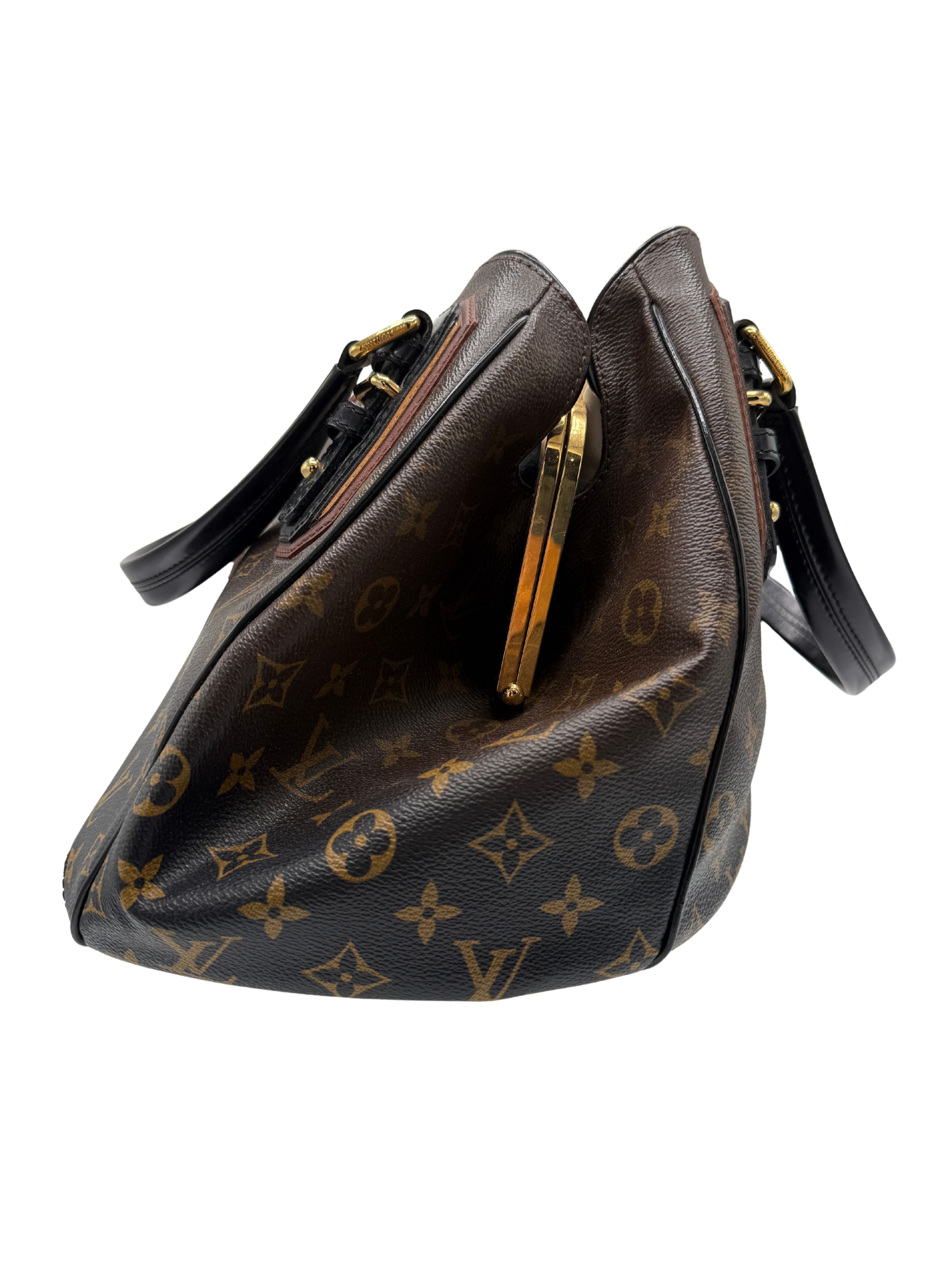 Louis Vuitton Noir Monogram Mirage Griet Bag - Brown