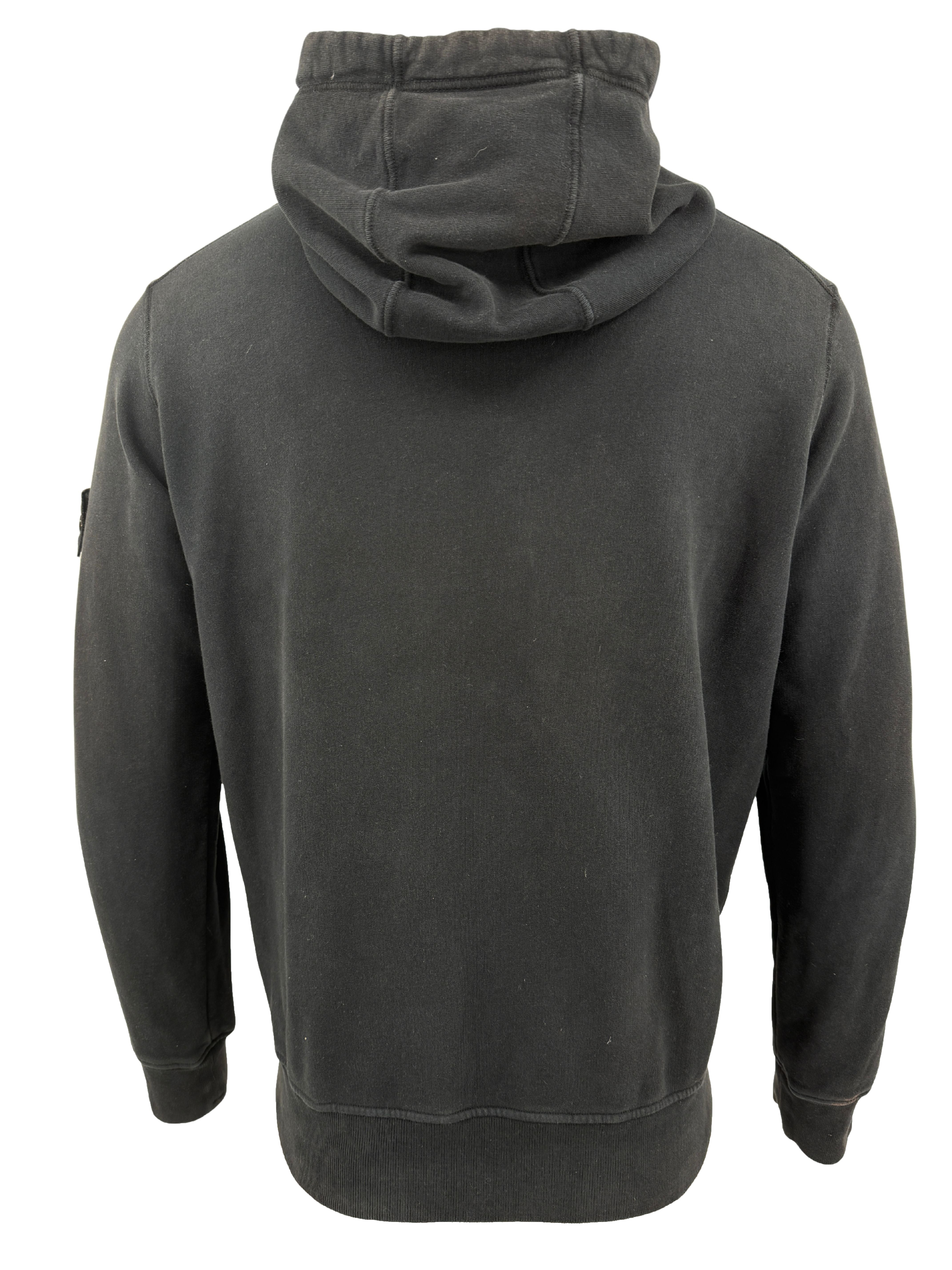 Stone Island Light Fleece Zip Up Sweatshirt - Black Stone Island