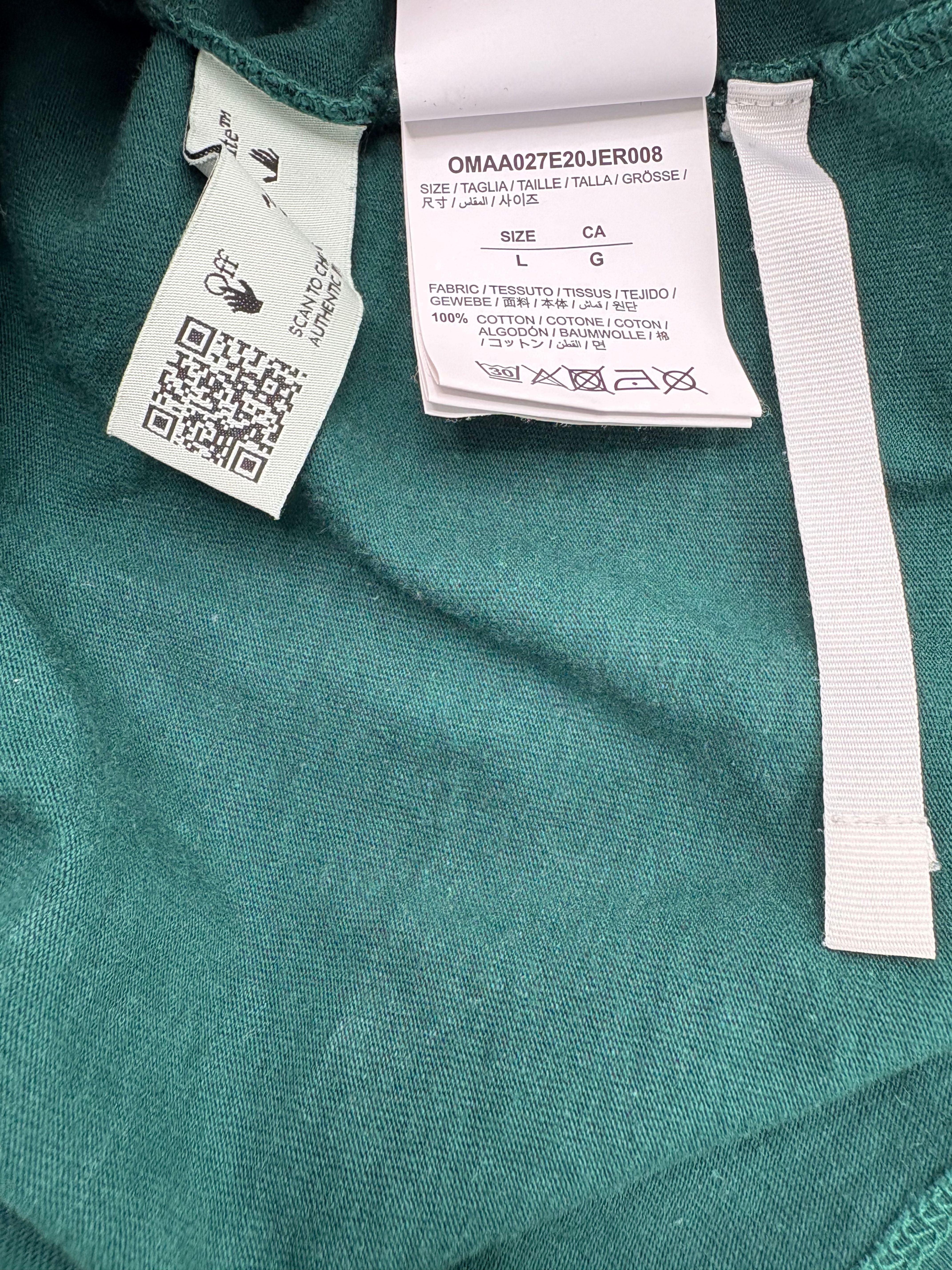 Off-White Caravaggio Arrow T-Shirt - Pine Green Off-White