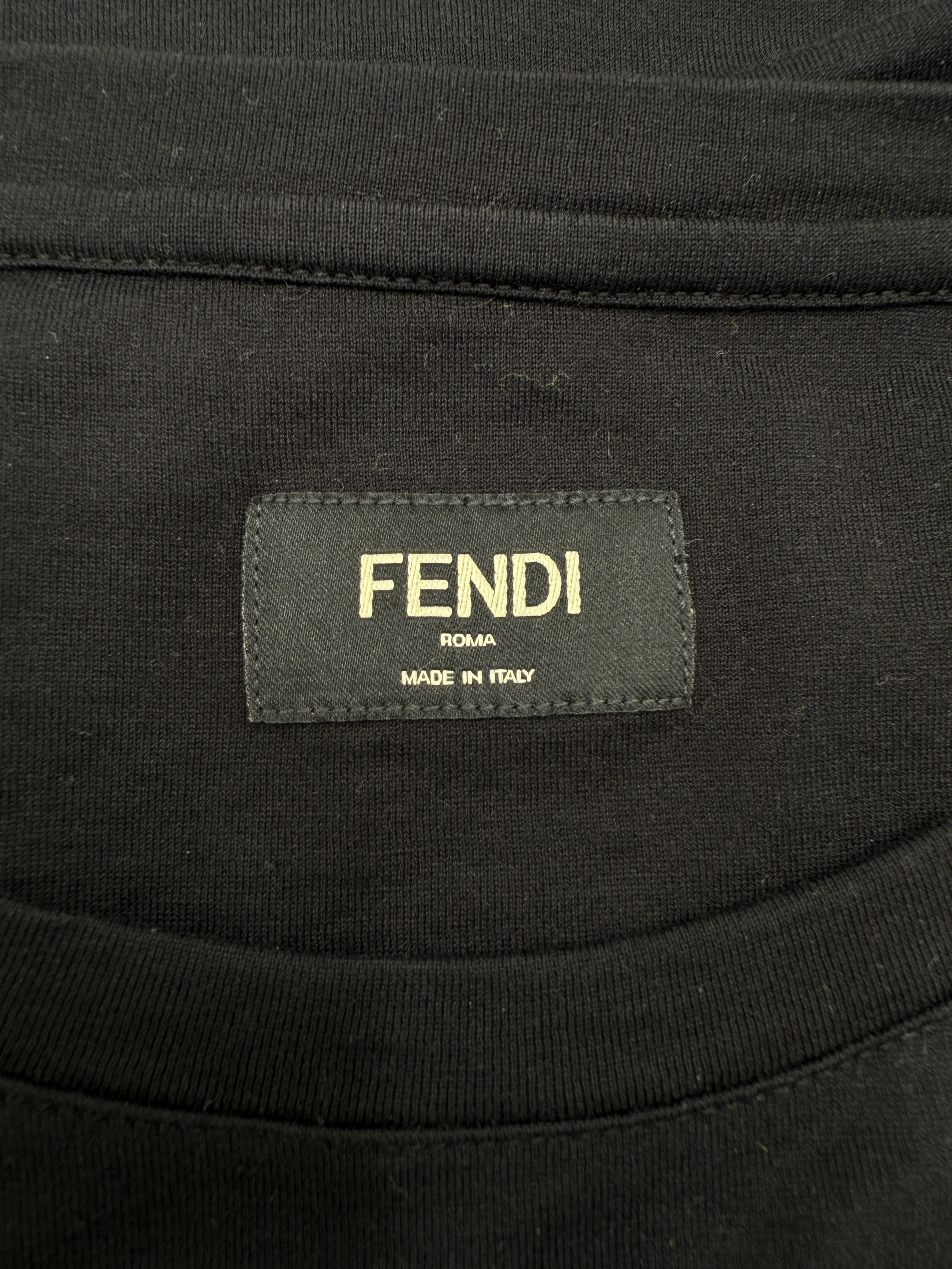 Fendi Bag Bugs T-Shirt - Black Fendi
