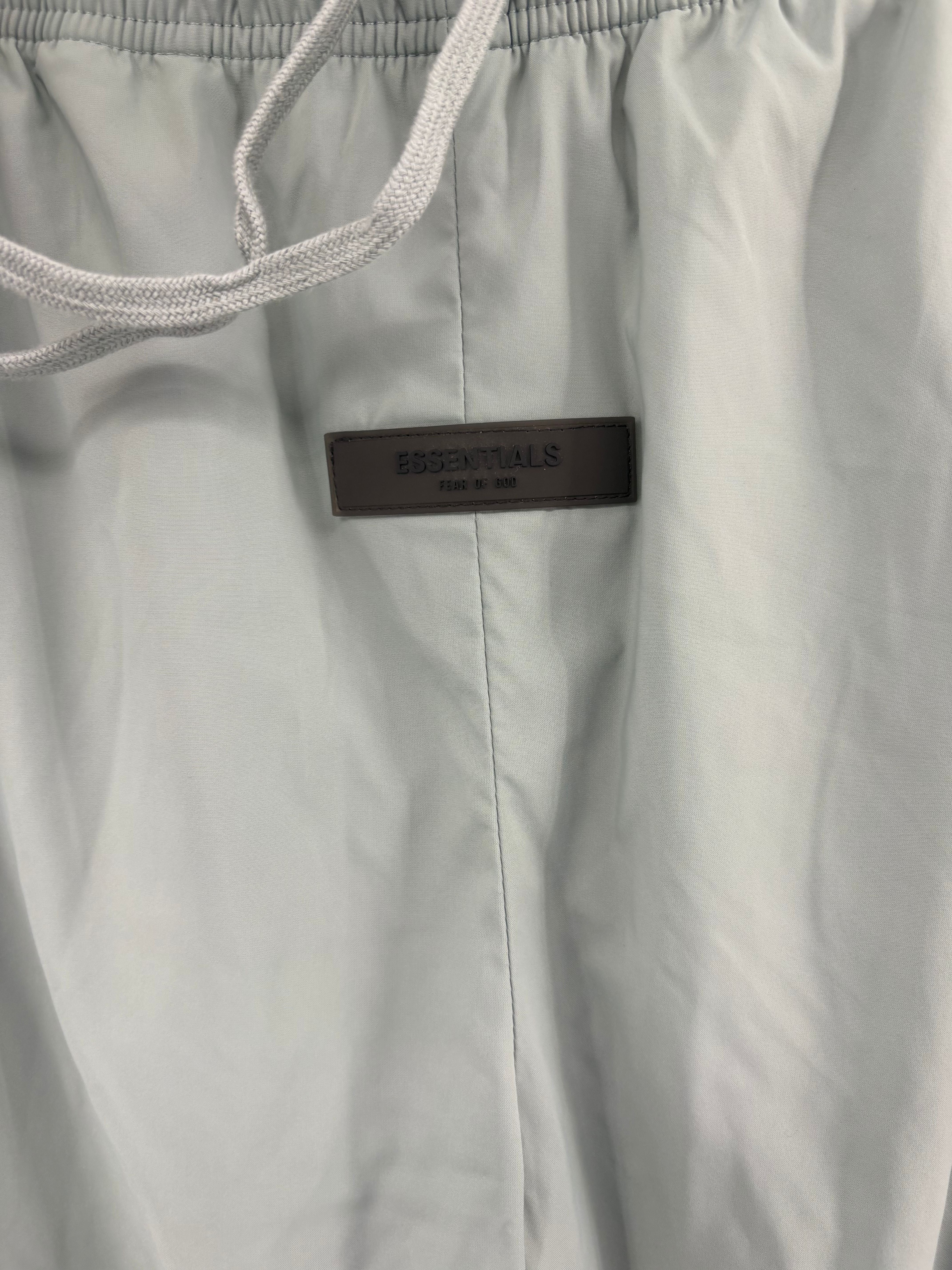 Essentials Fear of God Tapered Logo-Appliquéd Padded Joggers- Blue/Mint (Unused) Essentials