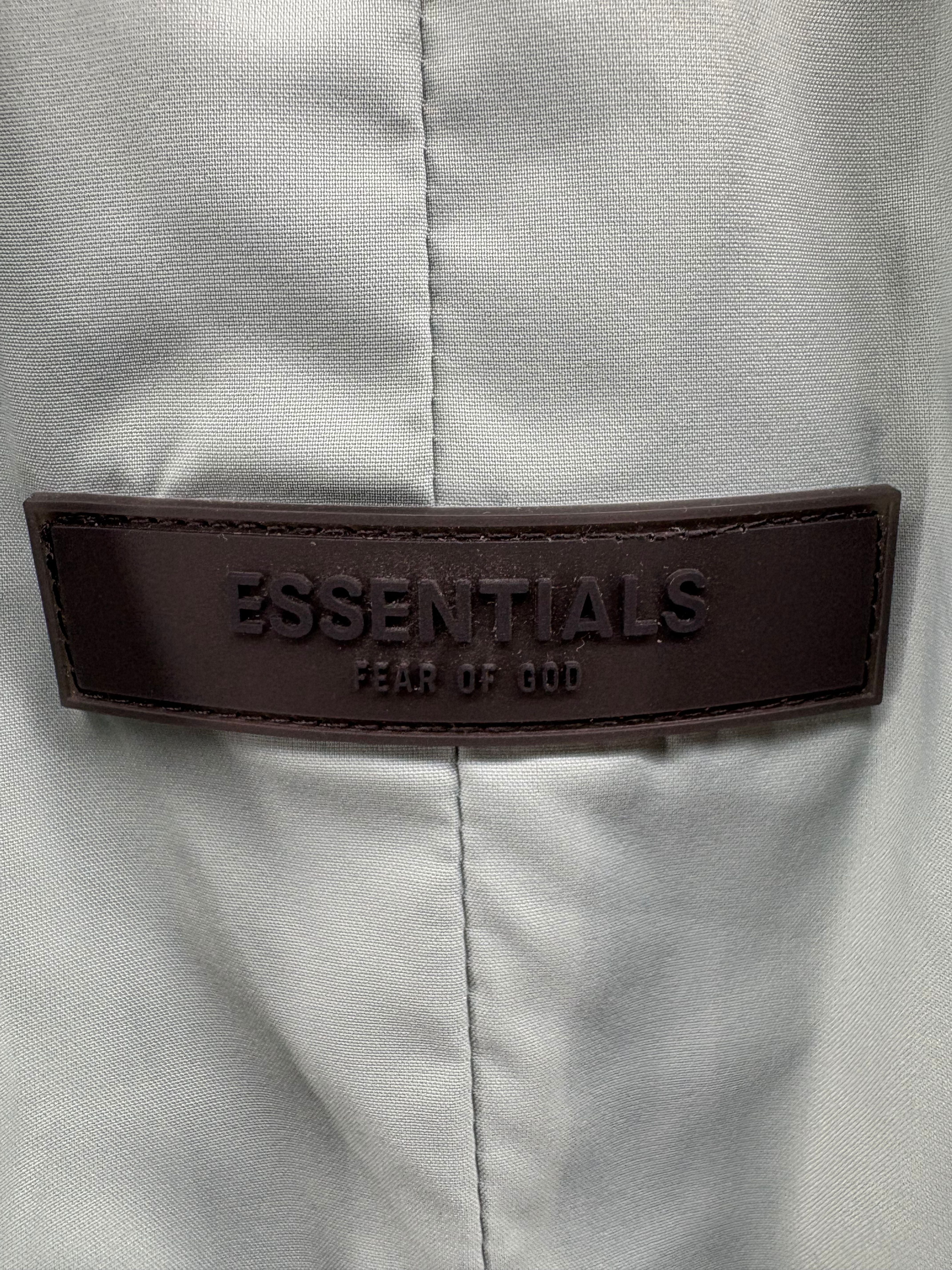 Essentials Fear of God Tapered Logo-Appliquéd Padded Joggers- Blue/Mint (Unused) Essentials