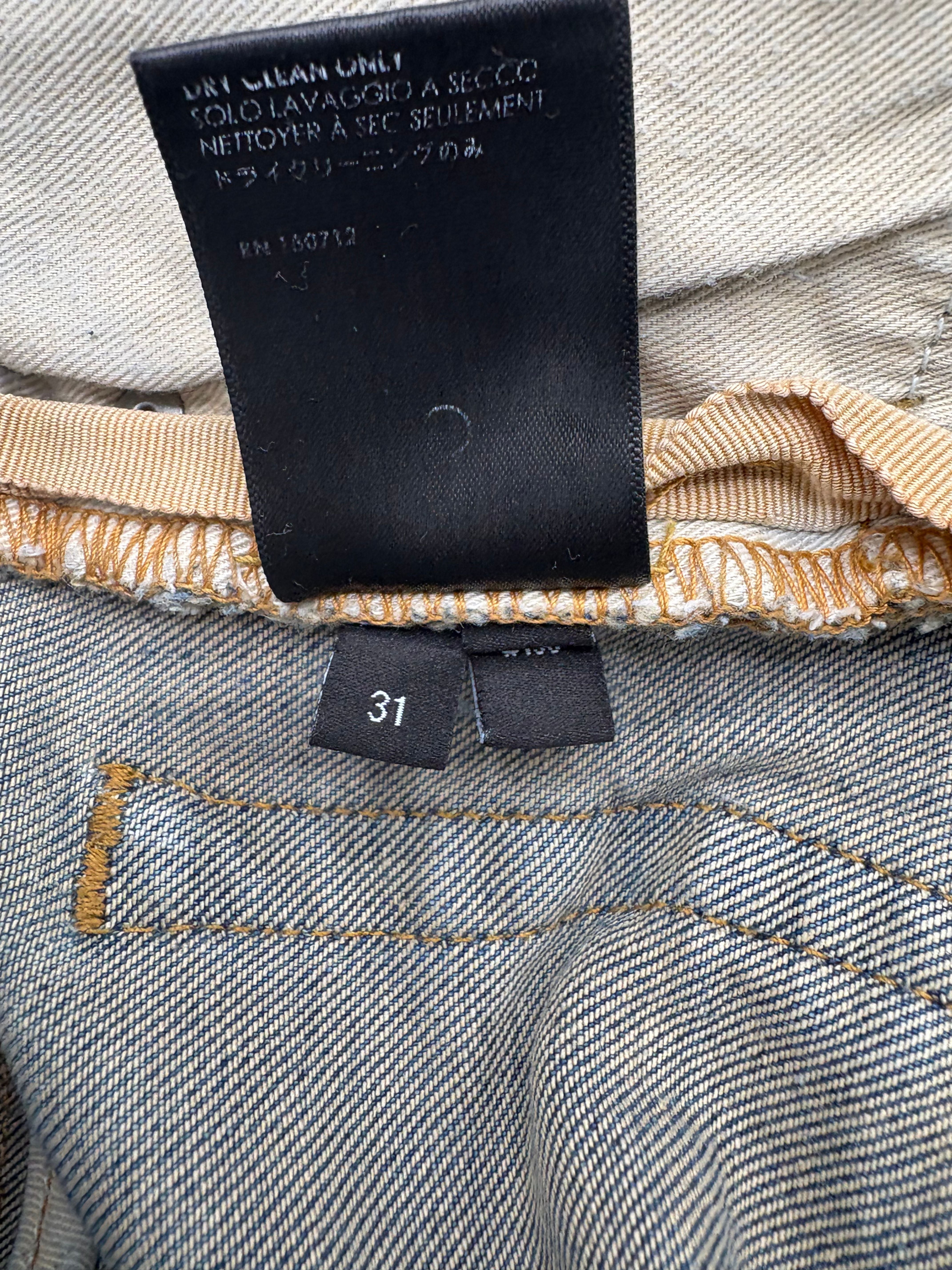 Amiri MX1 Distressed Jeans - Blue