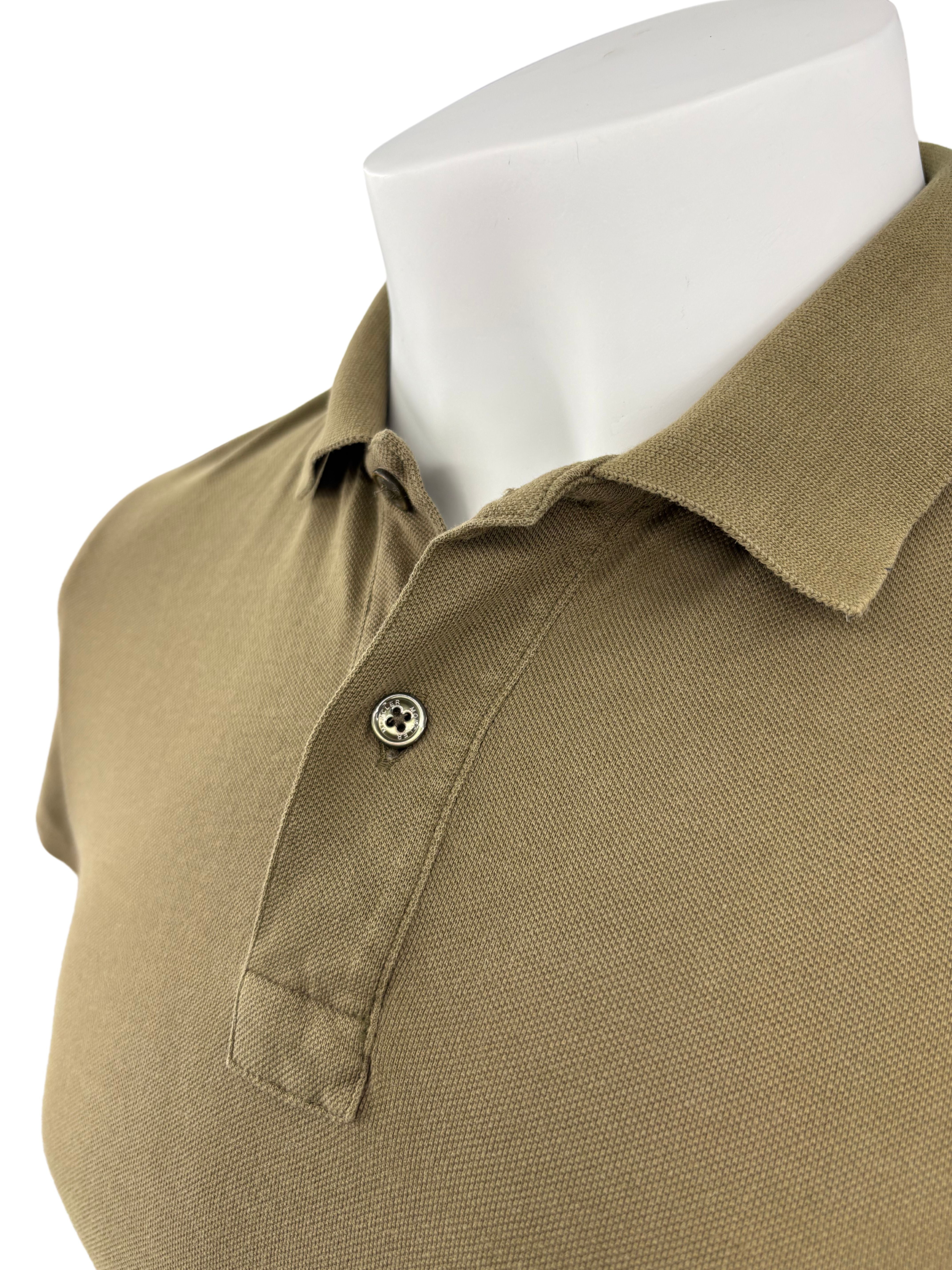 Moncler Maglia Logo Polo - Khaki Moncler