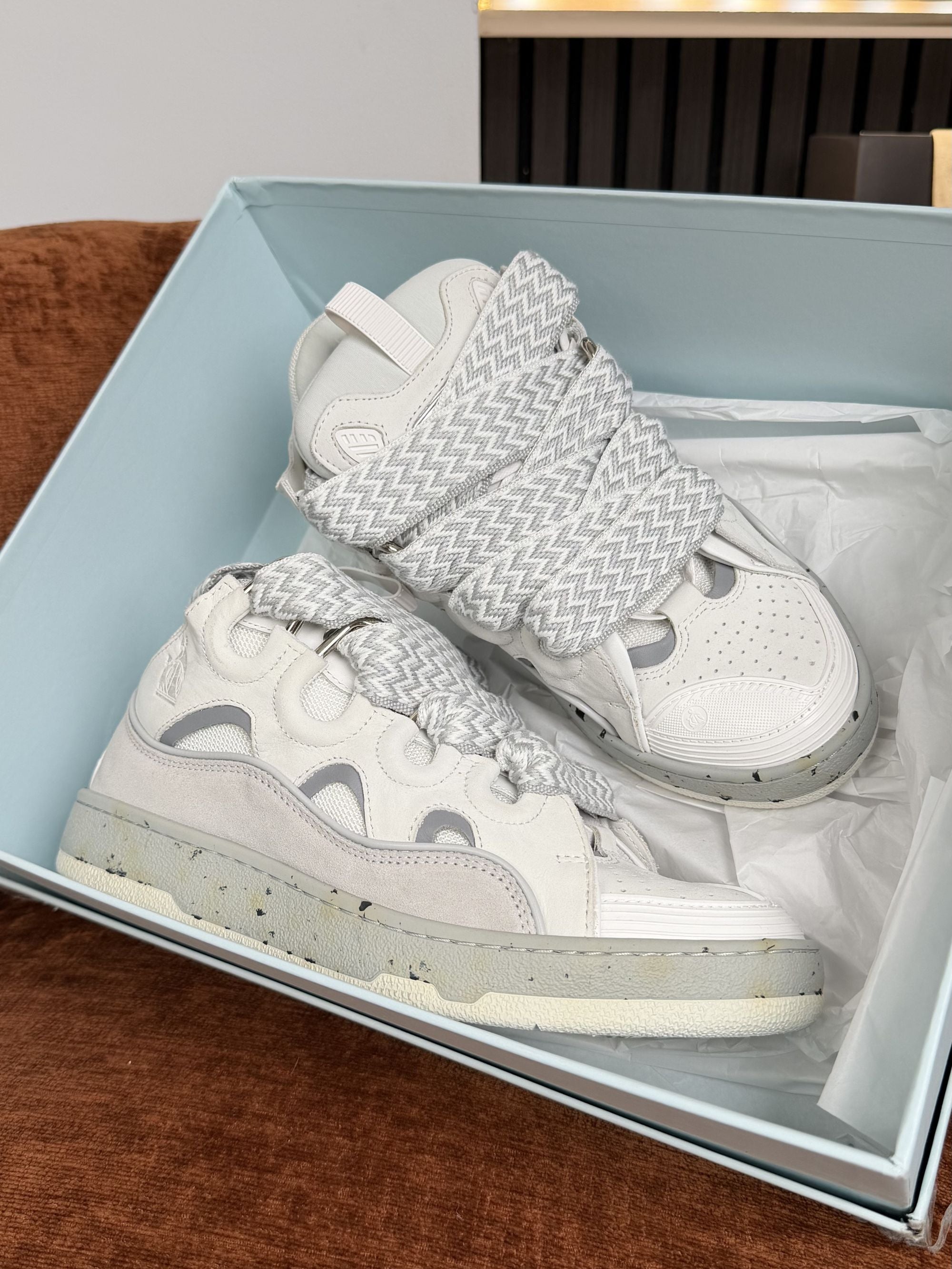 Lanvin Curb Trainer - Grey Light (Unused) Lanvin