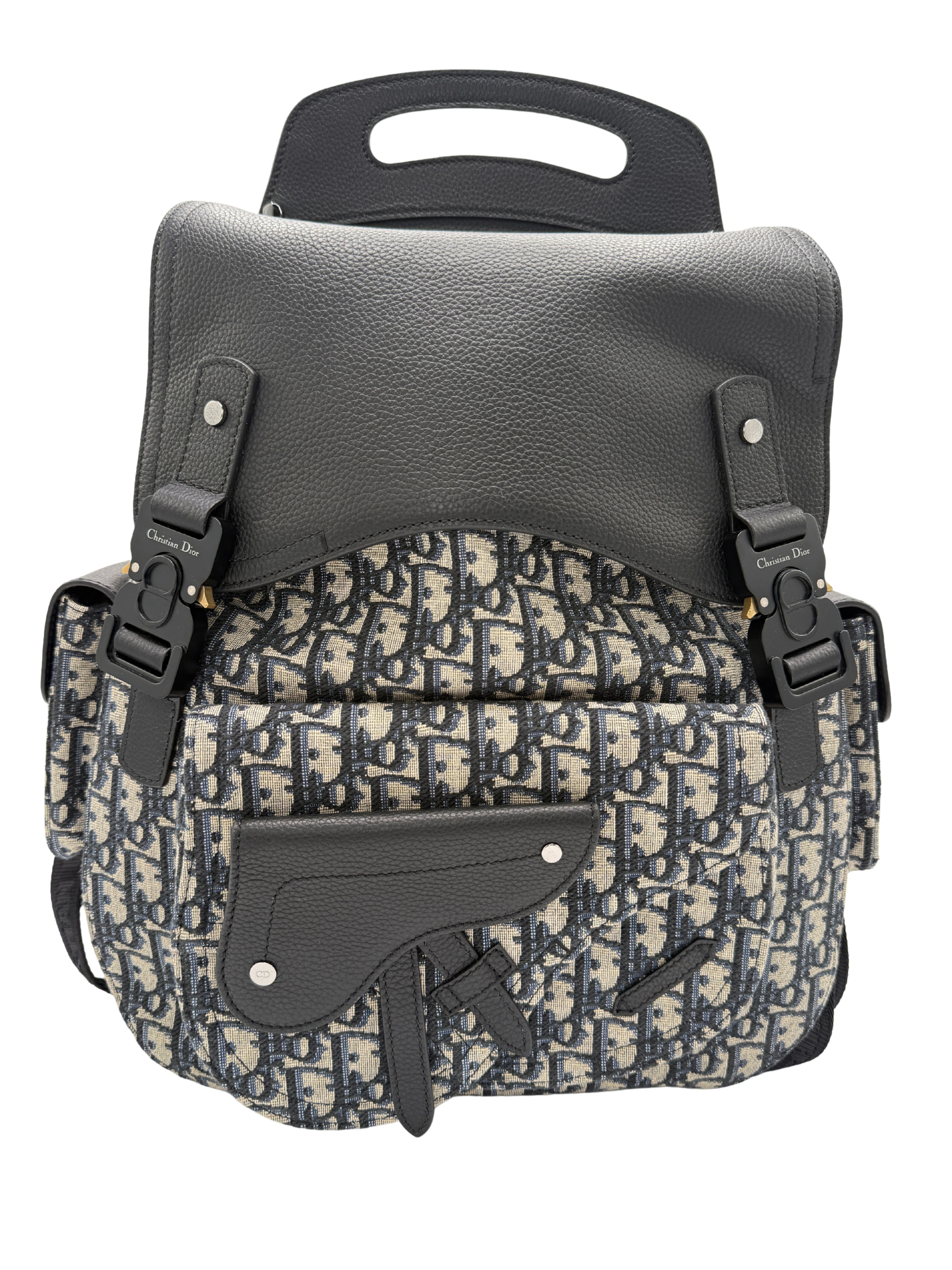 Dior Oblique Jacquard Gallop Backpack - Black (Unused)