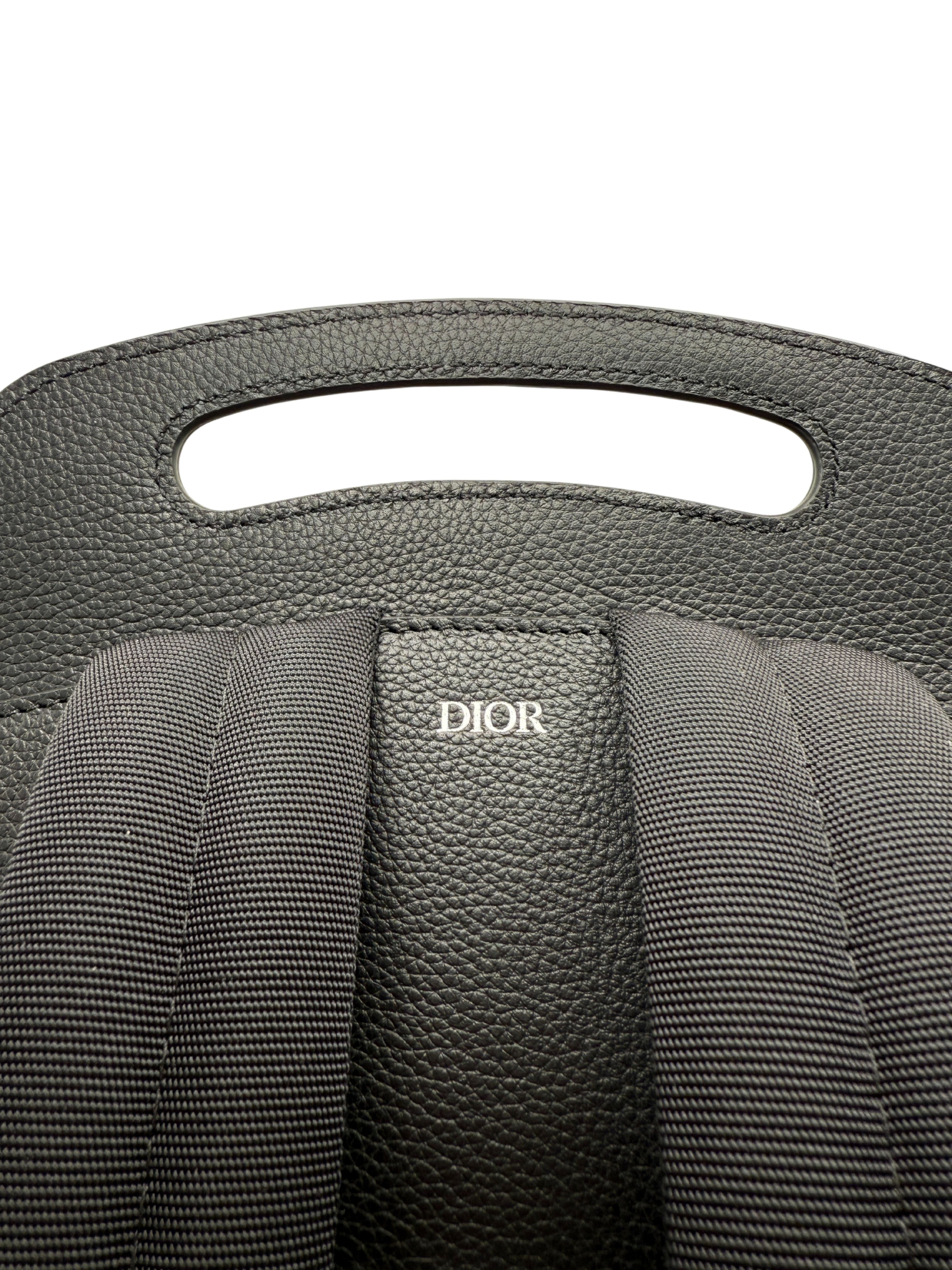 Dior Oblique Jacquard Gallop Backpack - Black (Unused)