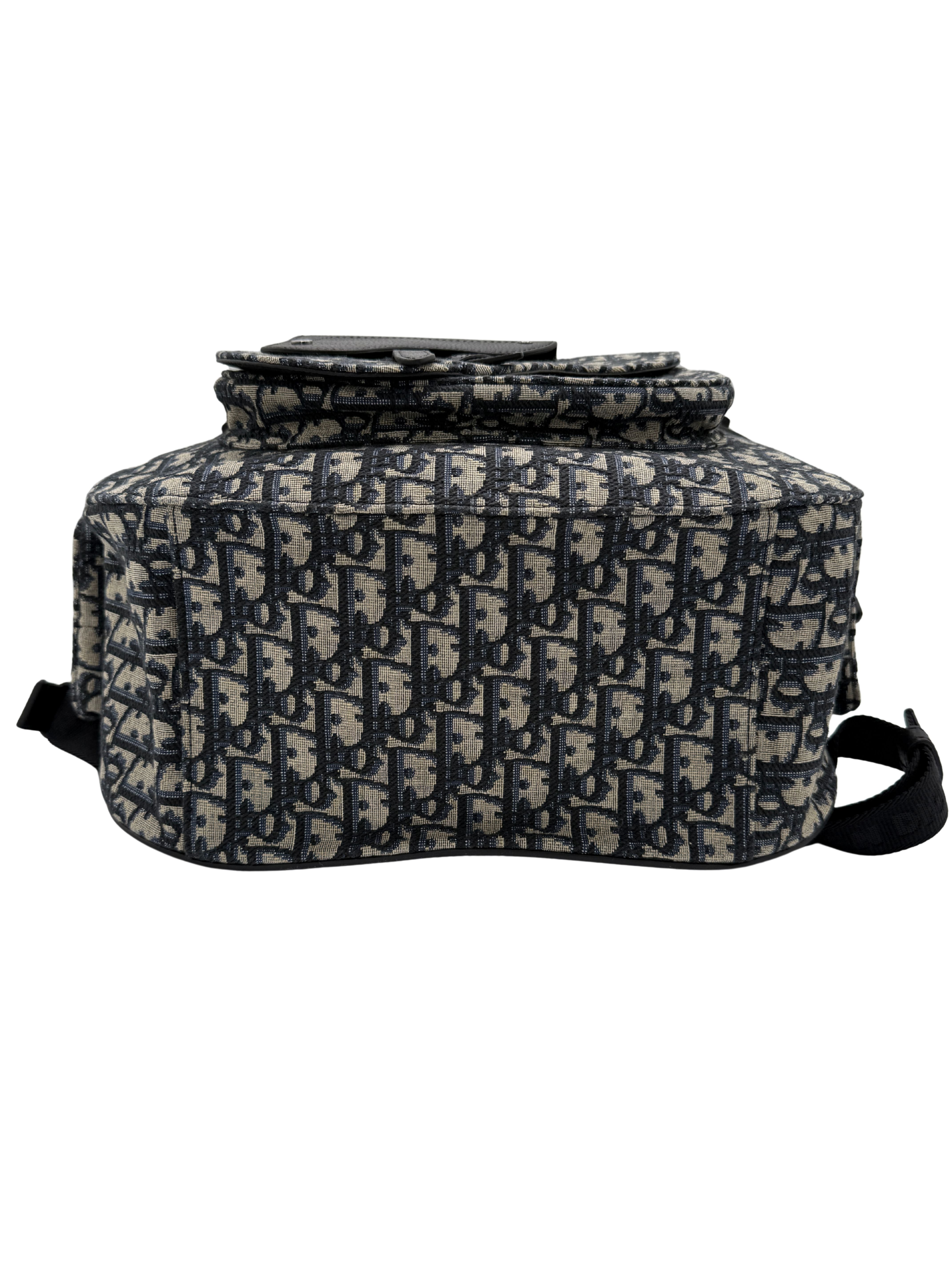Dior Oblique Jacquard Gallop Backpack - Black (Unused)